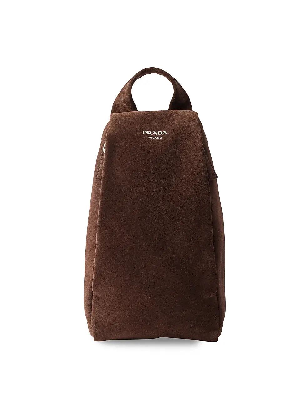 Prada o1bcso1str1025 Size: OS / Suede Backpack in Brown Size ONE SIZE - 2 Thumbnail