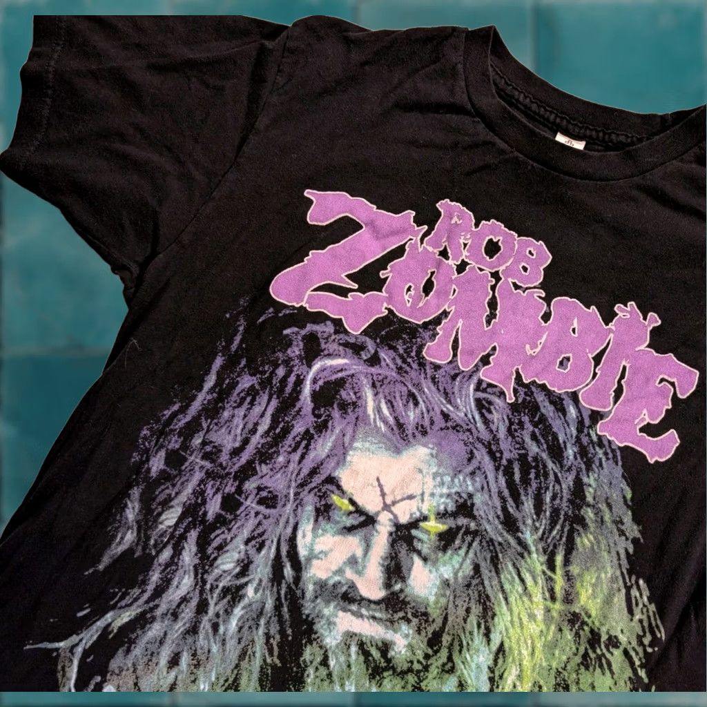 Vintage Rob Zombie T-Shirt Black Size Men's Medium Band Horror Rock Shirt Shoes? Size US M / EU 48-50 / 2 - 1 Thumbnail