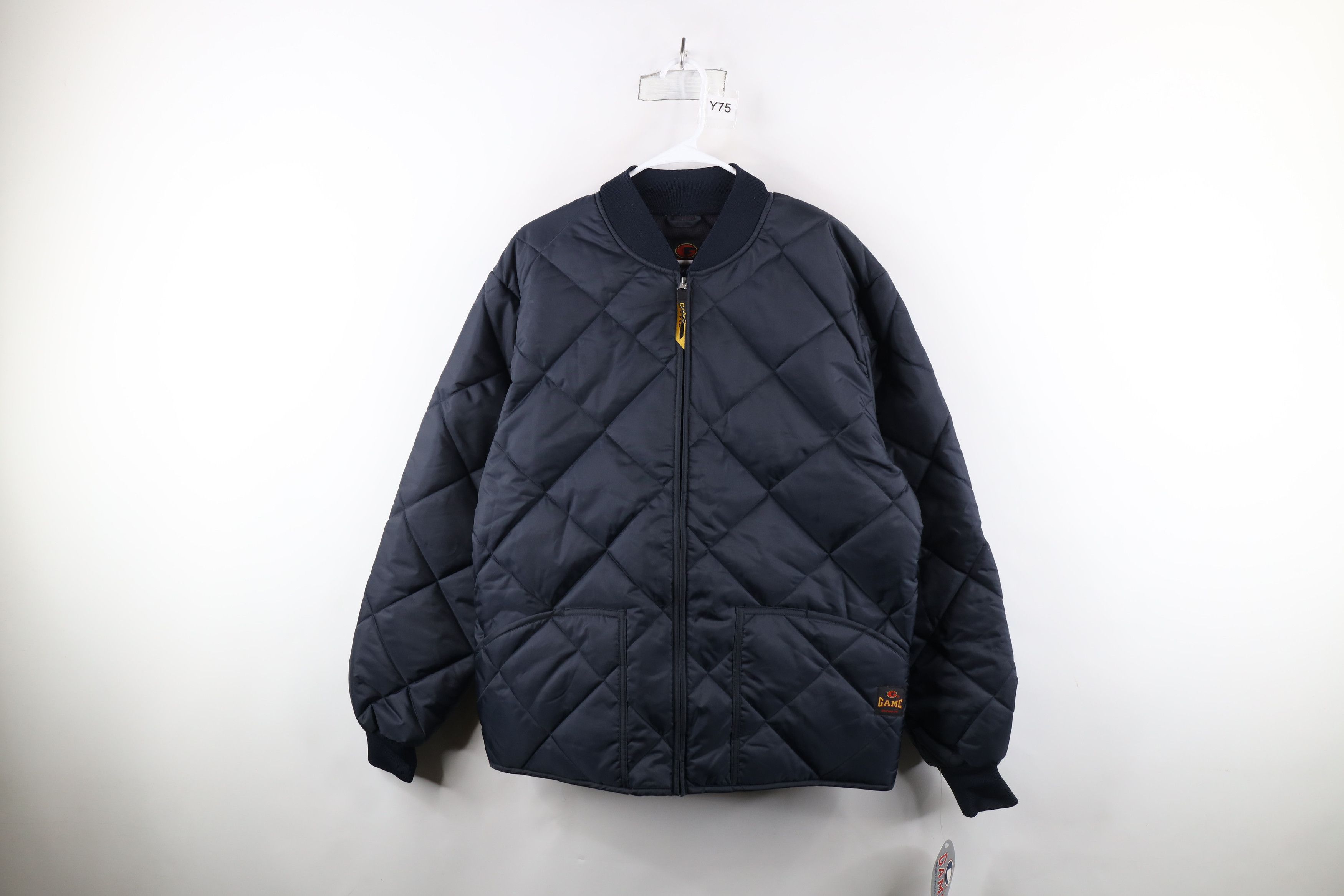 Vintage Deadstock Vintage 90s Streetwear Full Zip Puffer Jacket Size US L / EU 52-54 / 3 - 1 Thumbnail