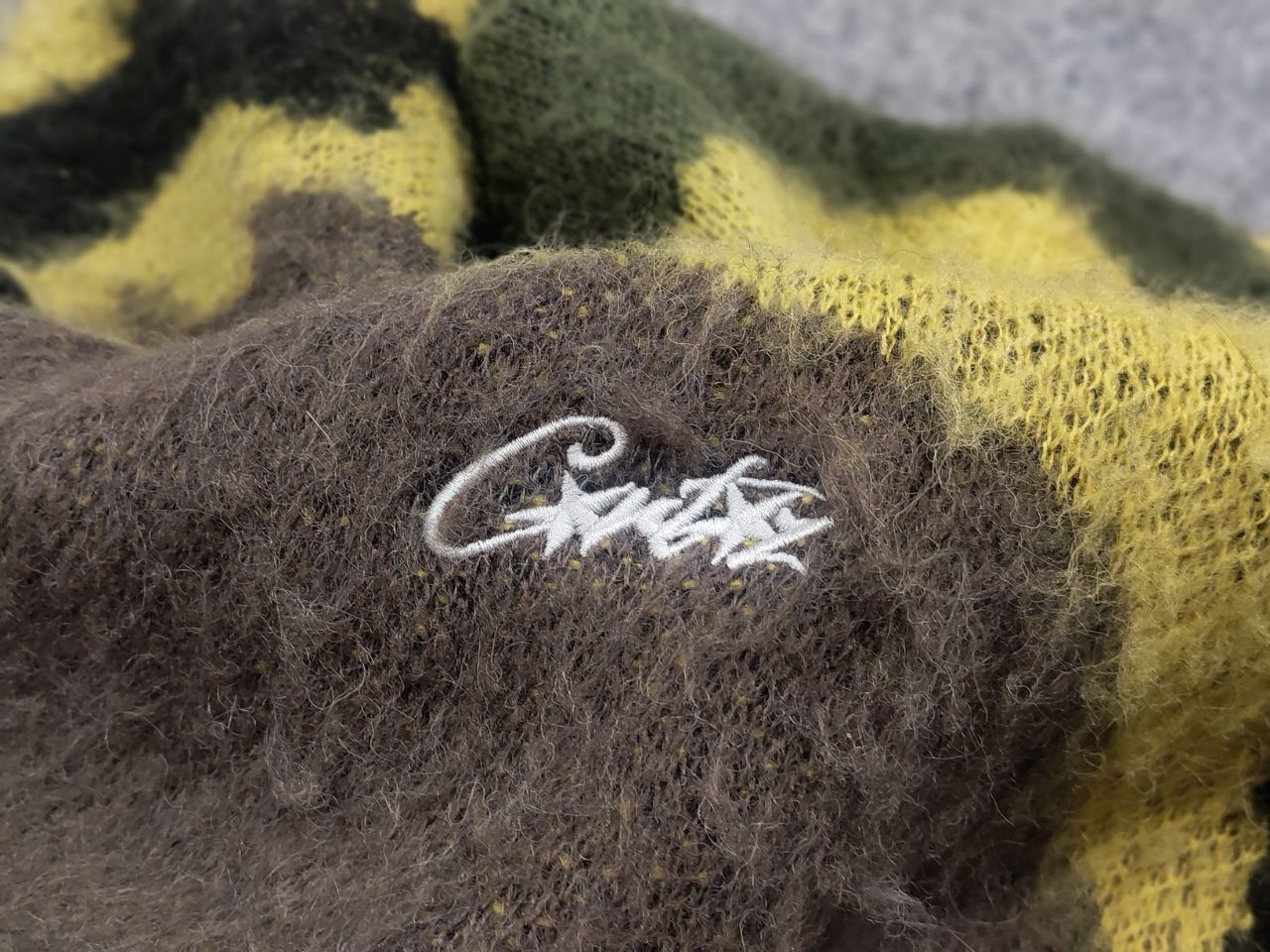 Corteiz Corteiz Mohair Blend Knit Sweater Gutta Green Camo Oversized Size US S / EU 44-46 / 1 - 10 Thumbnail
