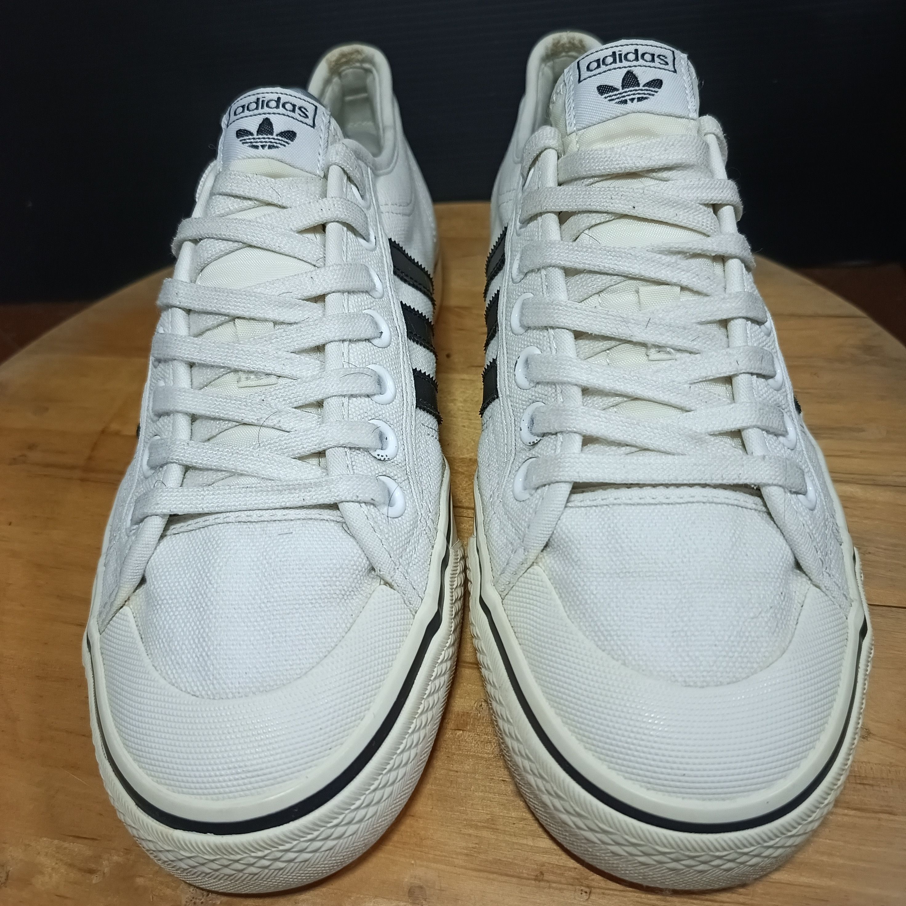 Adidas Adidas Nizza Size 10 Core White Pre Owned Authentic Size US 10 / EU 43 - 2 Thumbnail