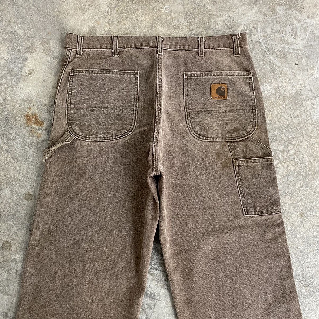Carhartt Vintage Carhartt Faded Chestnut Dirty Carpenter Work Pants Size US 36 / EU 52 - 17 Thumbnail