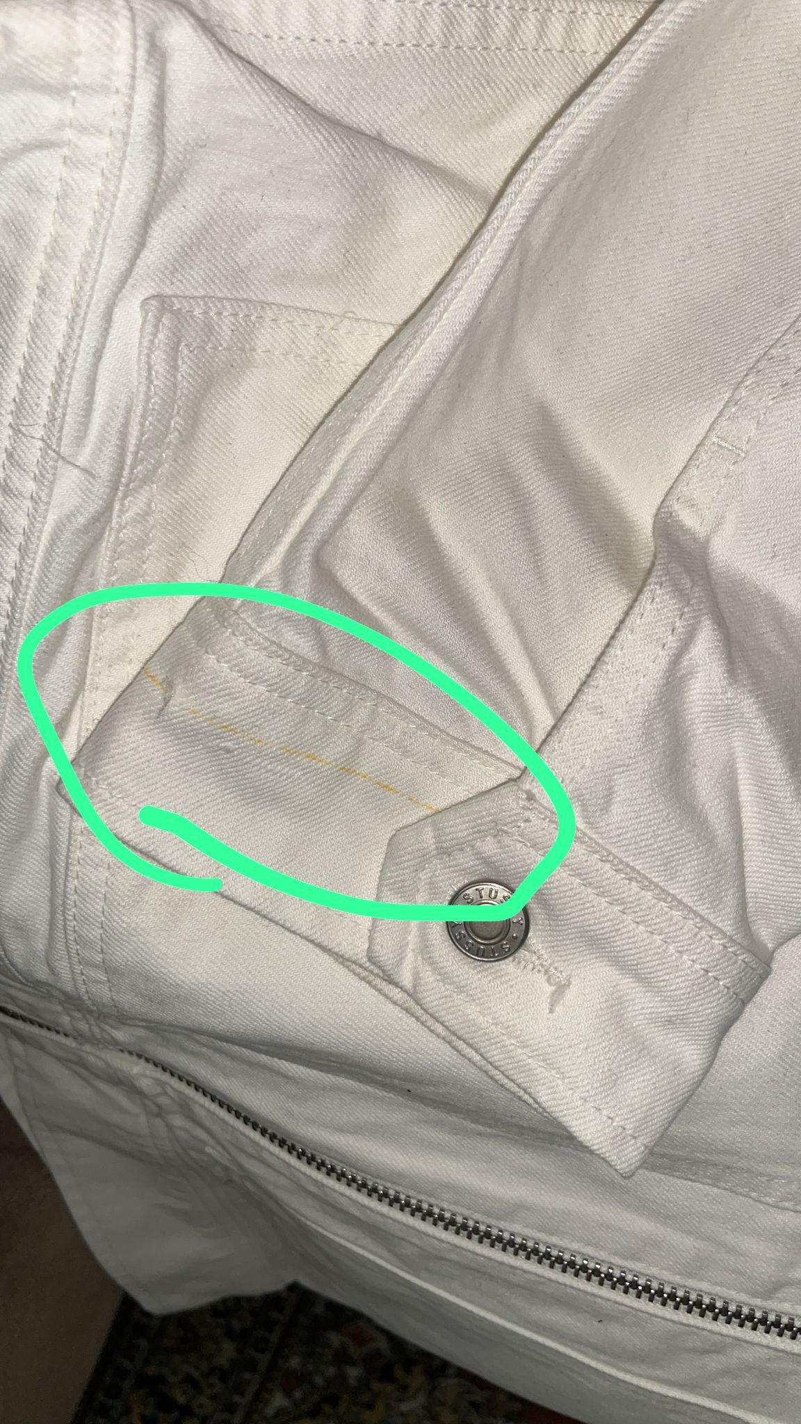 Stussy Overdyed Zip Work Jacket Size US M / EU 48-50 / 2 - 11 Thumbnail