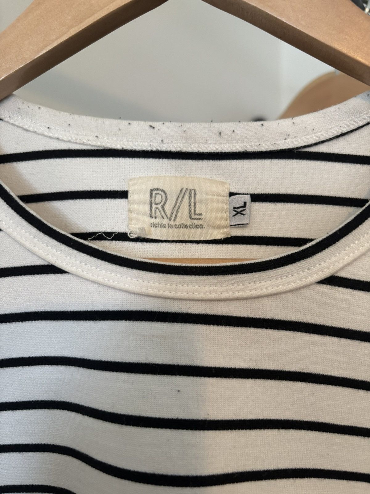 Richie Le Collection White Longsleeve Stripped Shirt Size US XL / EU 56 / 4 - 3 Thumbnail