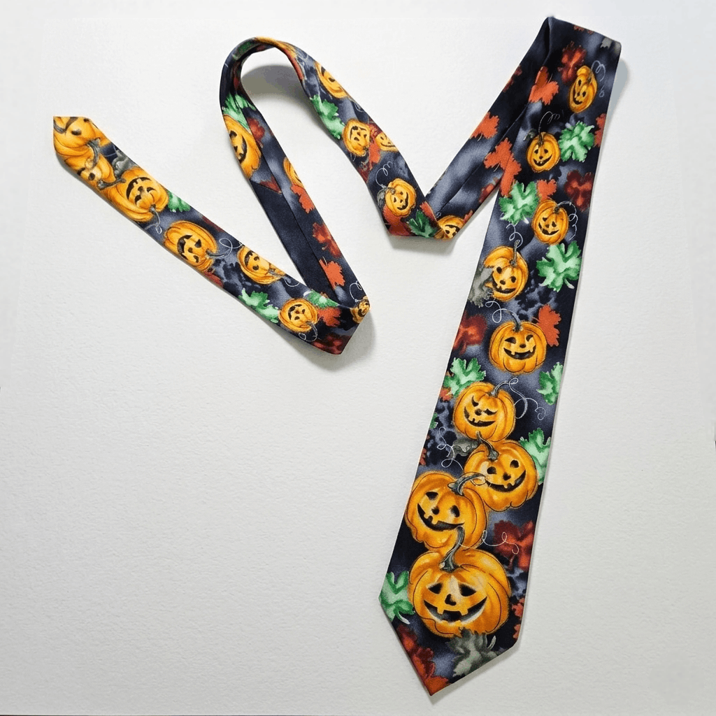 Other J.Garcia 60x3.5" Tie 100% Silk Halloween Autumn Pumpkin Size ONE SIZE - 1 Thumbnail