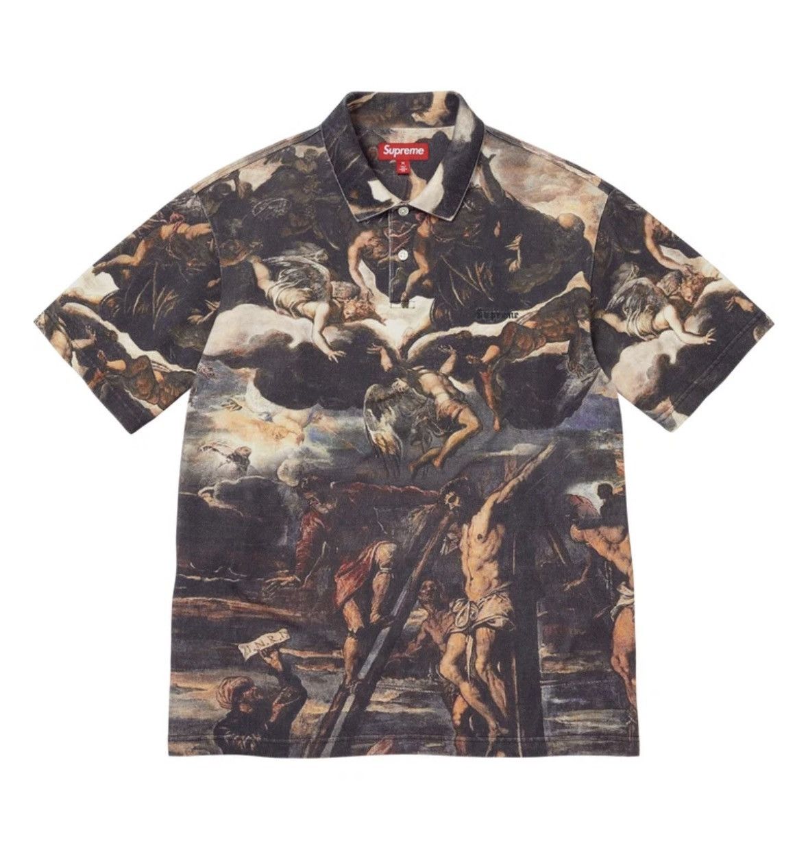 Supreme Supreme Heavenly Silk Polo Tee (Large) | Grailed