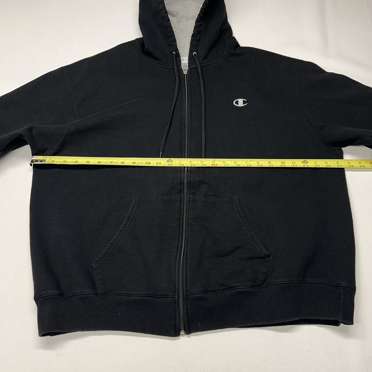 Champion Champion Hoodie Black Zip Sweatshirt Sweater Logo Authentic Size US XXL / EU 58 / 5 - 19 Thumbnail