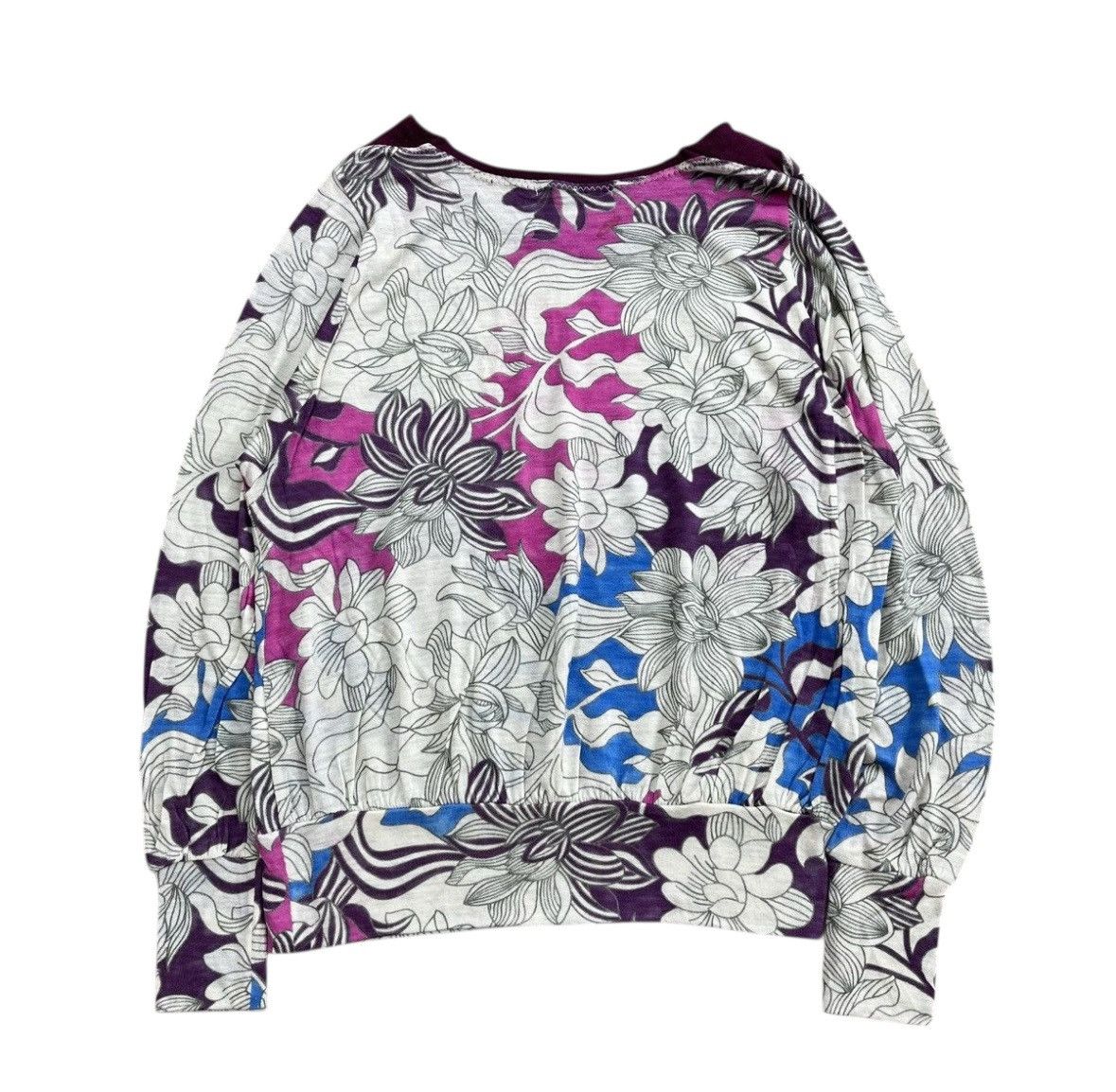 Issey Miyake 2000s Tsumori Chisato by Issey Miyake LongSleeve Blouse Size US M / EU 48-50 / 2 - 2 Thumbnail
