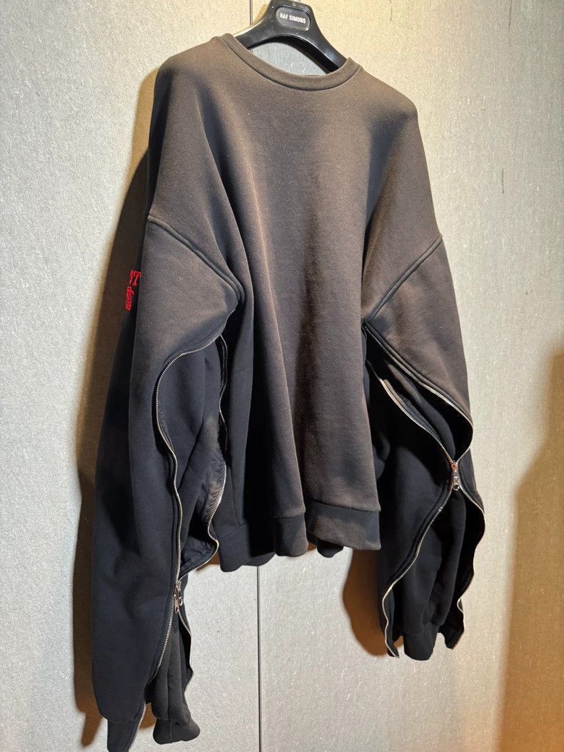Hood By Air Hood By Air Unique Oversized Hoodie with Zip Sleeves-2507 Size US L / EU 52-54 / 3 - 3 Thumbnail