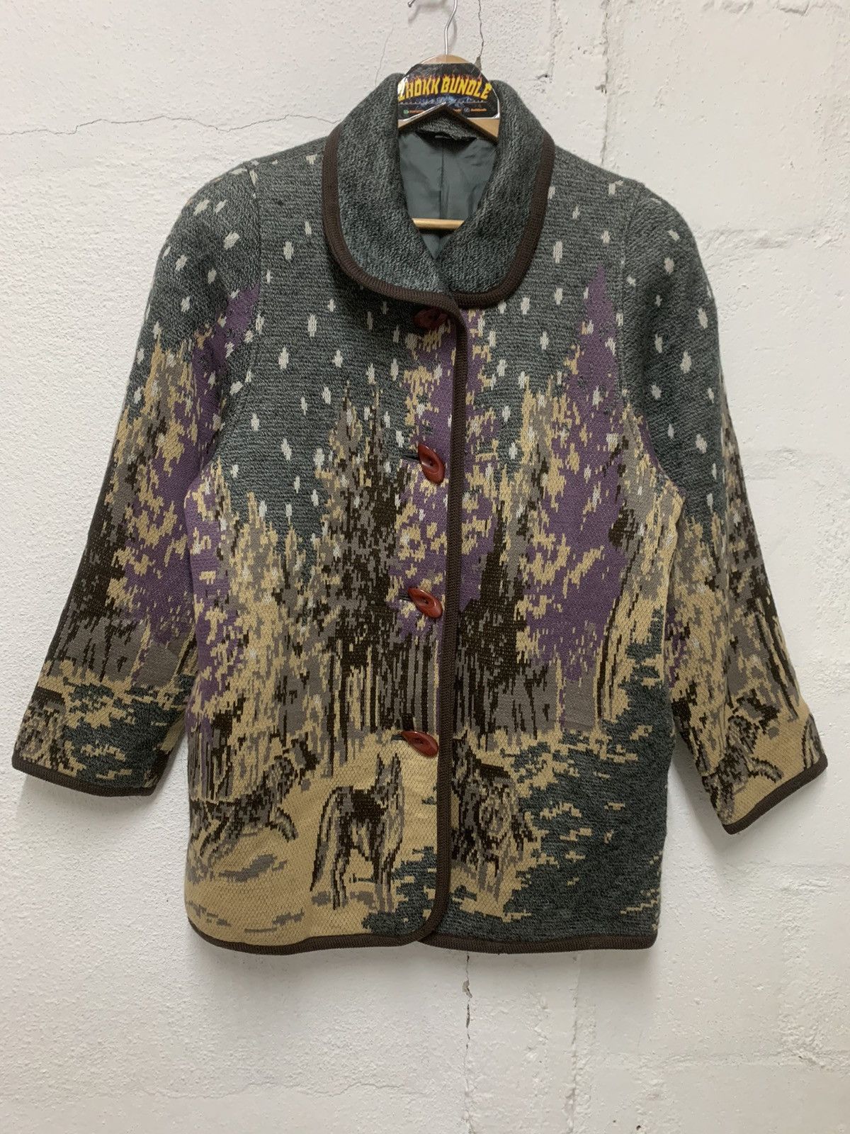 Japanese Brand × Vintage Vintage Japan Cardigan Jacket Size L / US 10 / IT 46 - 1 Thumbnail