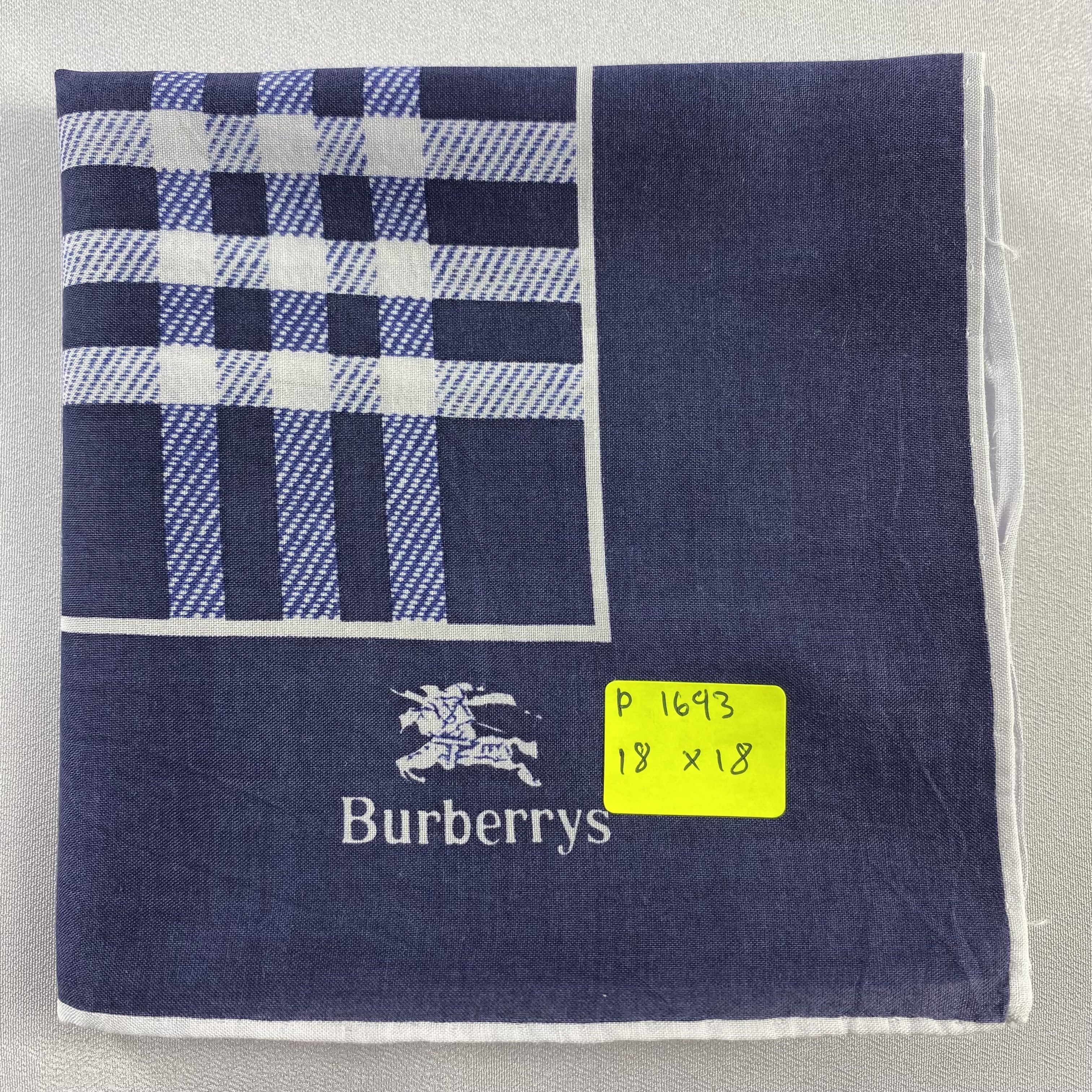 Burberry × Vintage Burberry Handkerchief / Neckerchief / Bandana-P1693 Size ONE SIZE - 5 Thumbnail
