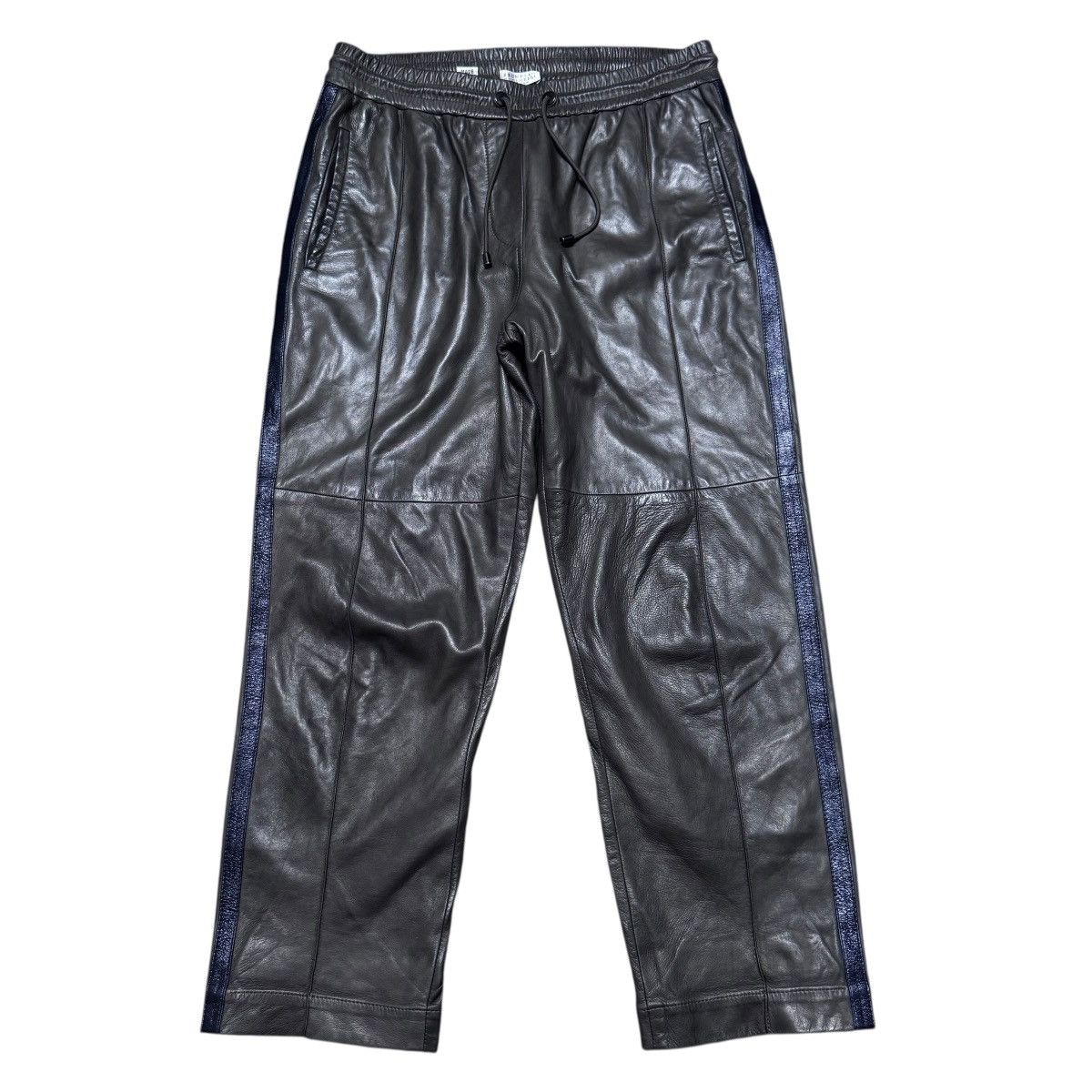 Brunello Cucinelli Brunello Cucinelli Leather Drawstrings Pants Size 29" - 12 Thumbnail