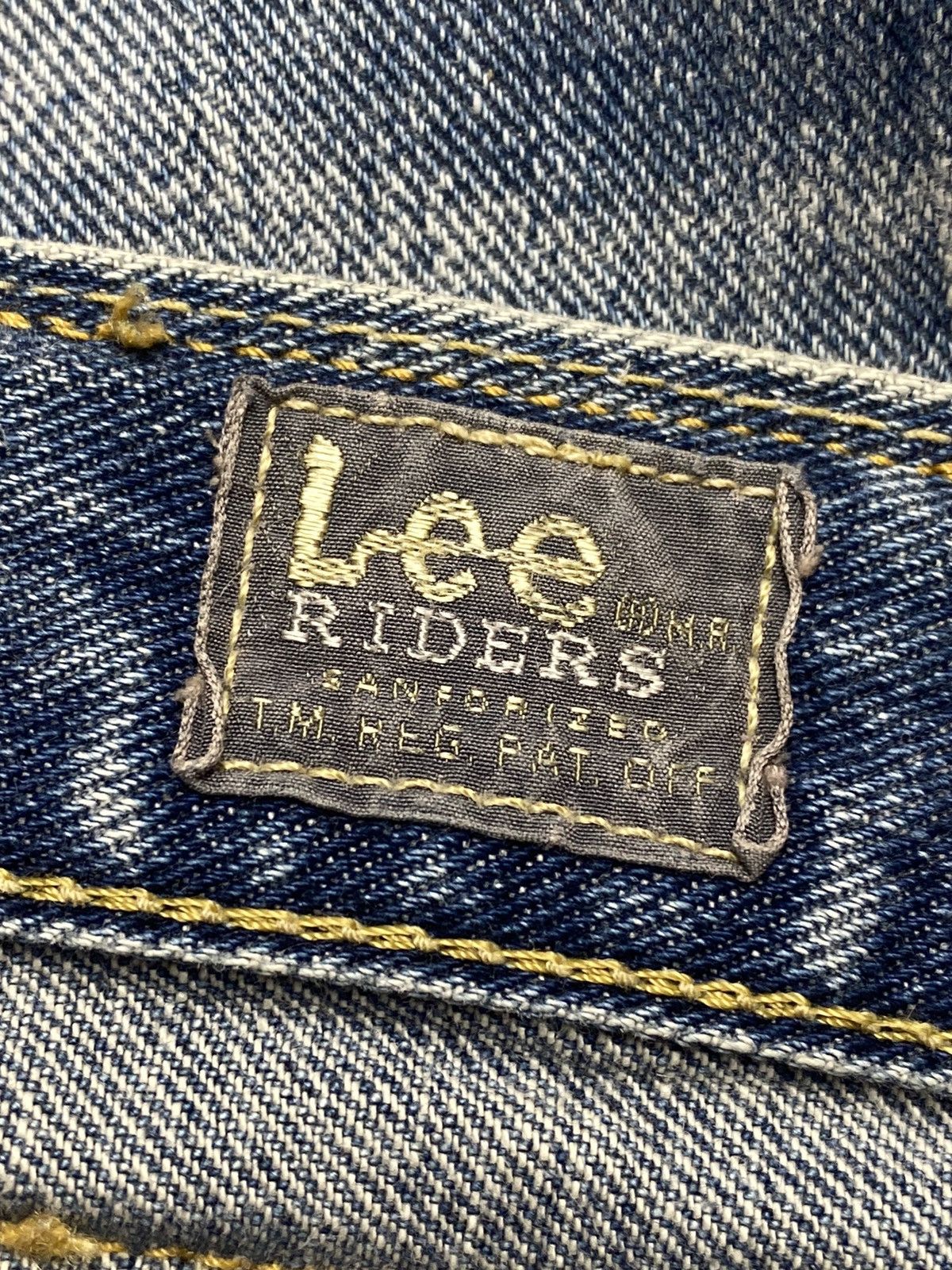 If Six Was Nine 1990s Lee Riders - Washed Flared Cowboy Denim Size US 29 - 11 Thumbnail