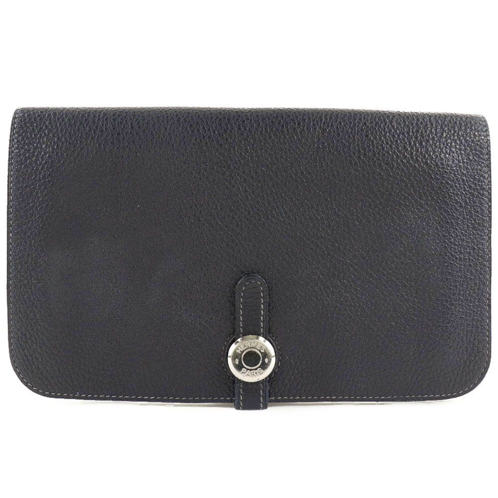 image of Hermes Togo Dogon Gm in Black, Women's