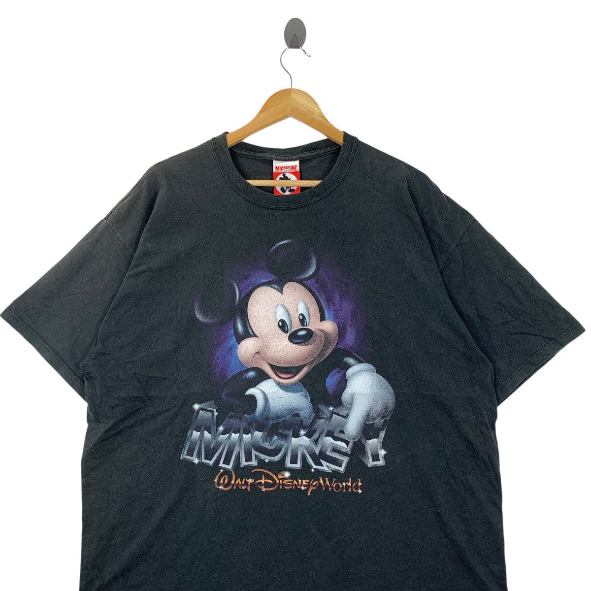 Vintage Vintage 90s MICKEY WALT DISNEYWORLD Disneyland Shirt Size US XL / EU 56 / 4 - 2 Thumbnail