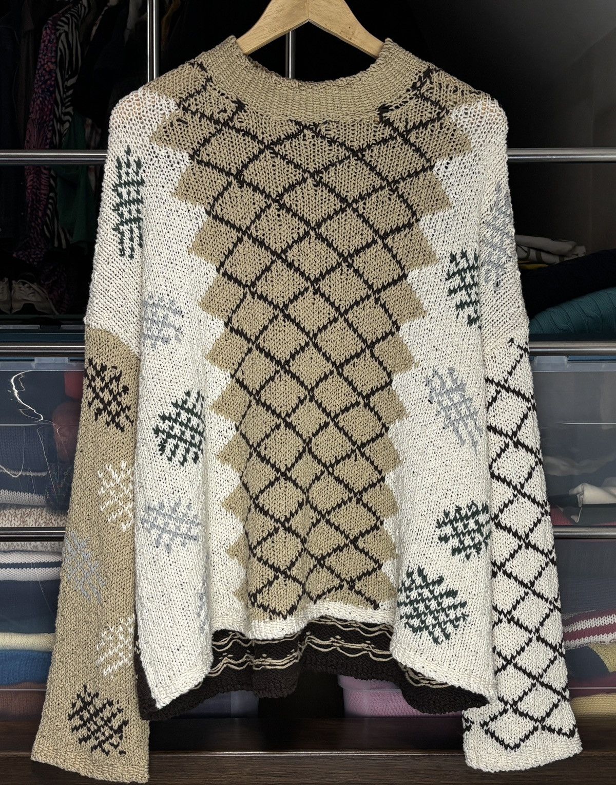 Acne Studios Acne Studios Knitted Oversized Boxy Sample Sweater Rare Size US L / EU 52-54 / 3 - 1 Thumbnail