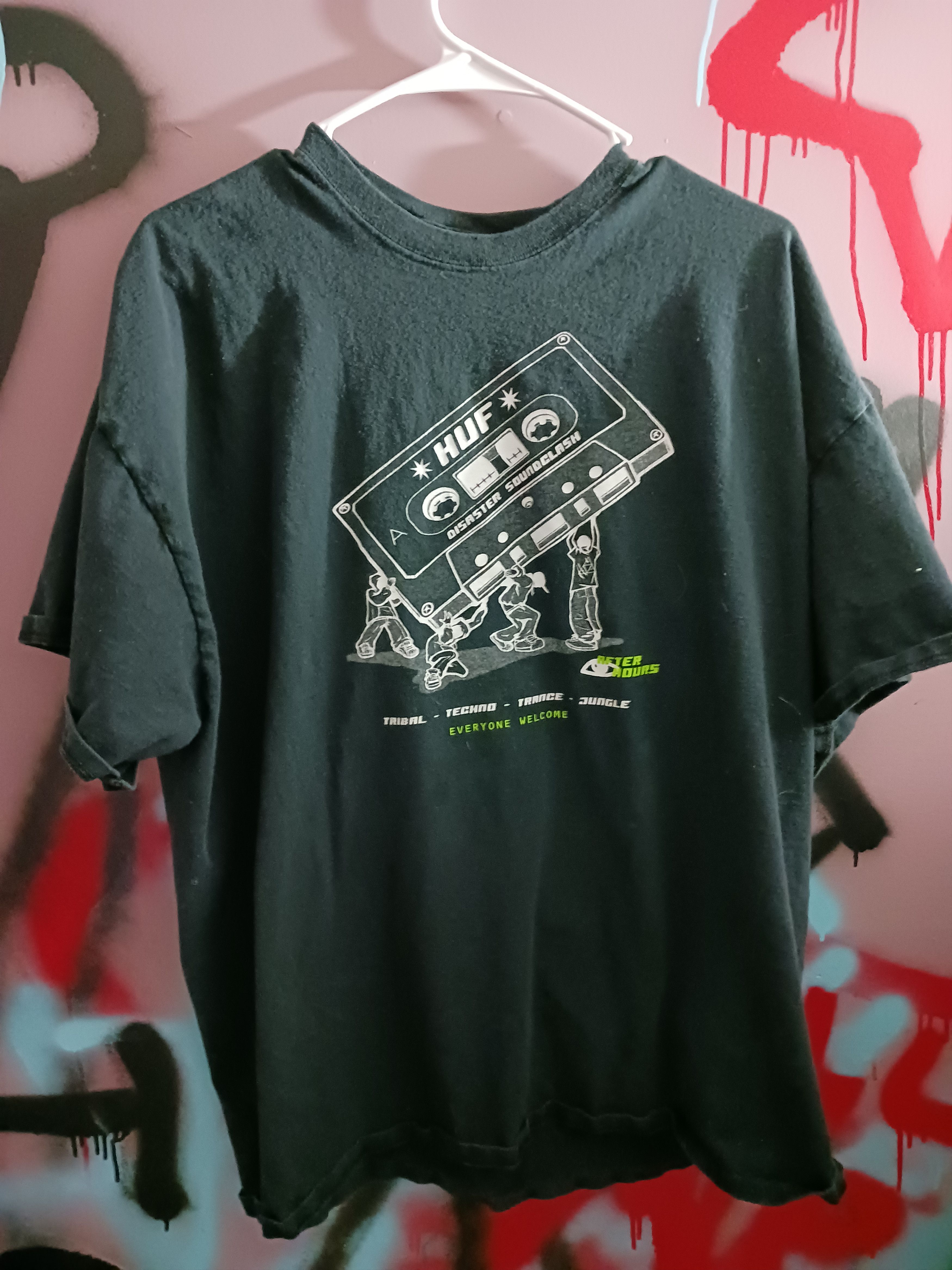 Huf Huf cassette t-shirt Size US XXL / EU 58 / 5 - 1 Thumbnail