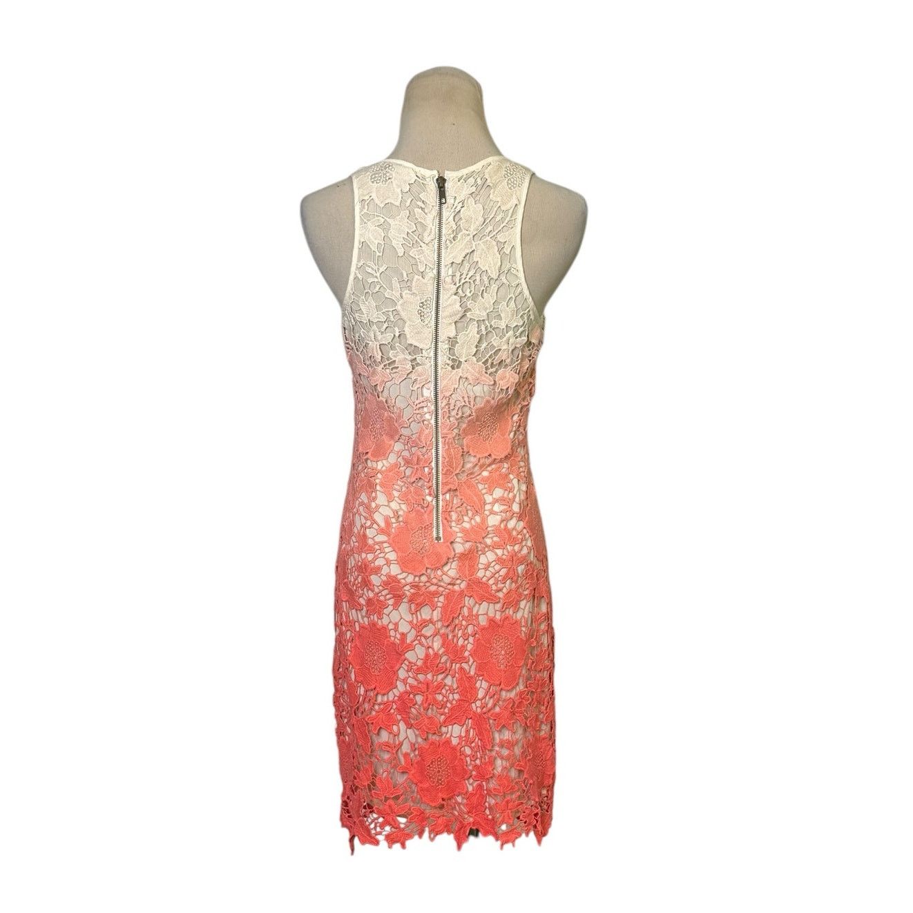 Buffalo David Bitton Buffalo cream melon ombre eyelet mini dress size Small Size S / US 4 / IT 40 - 2 Thumbnail