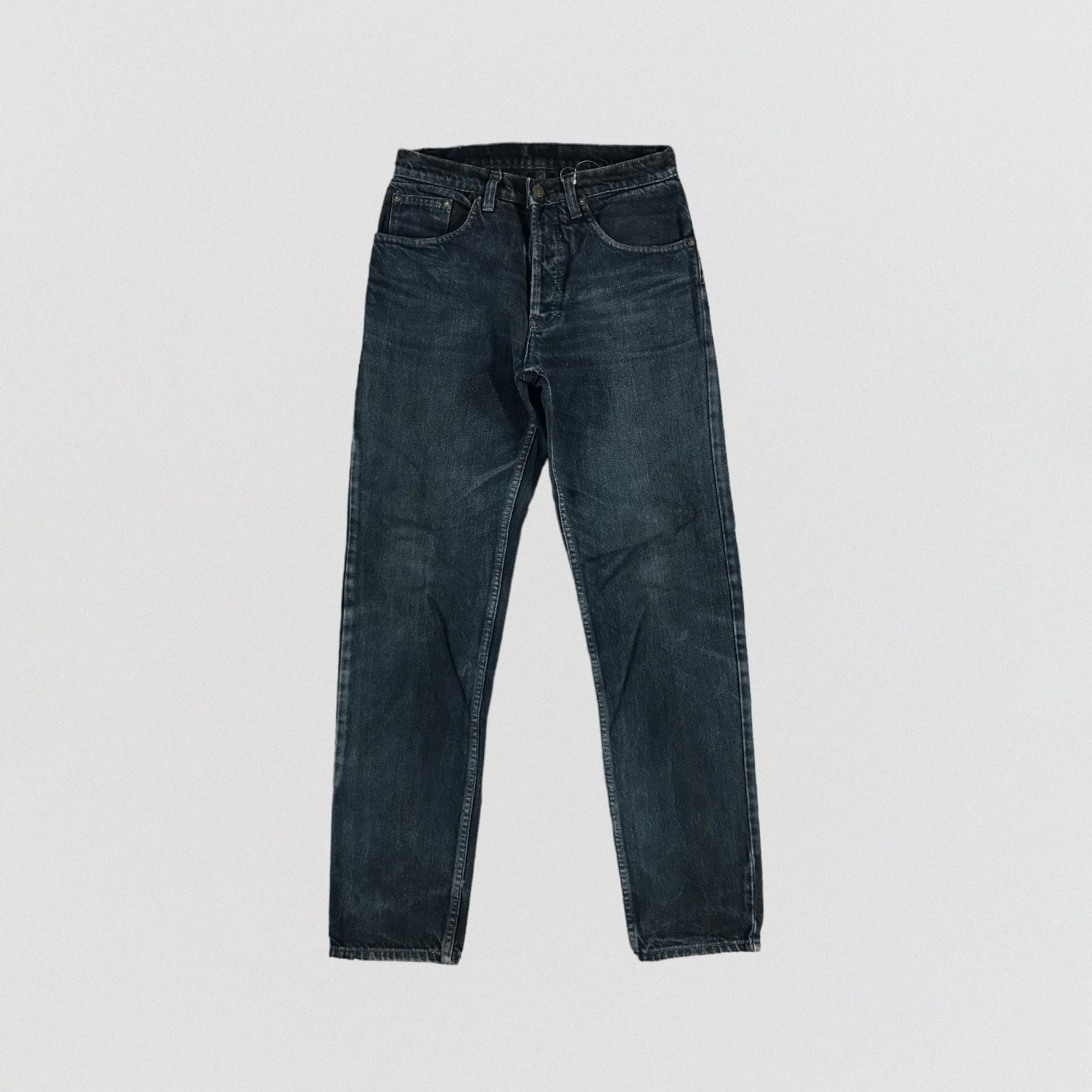 Vintage 90s Faded Black Levis 501 Jeans-JM2423