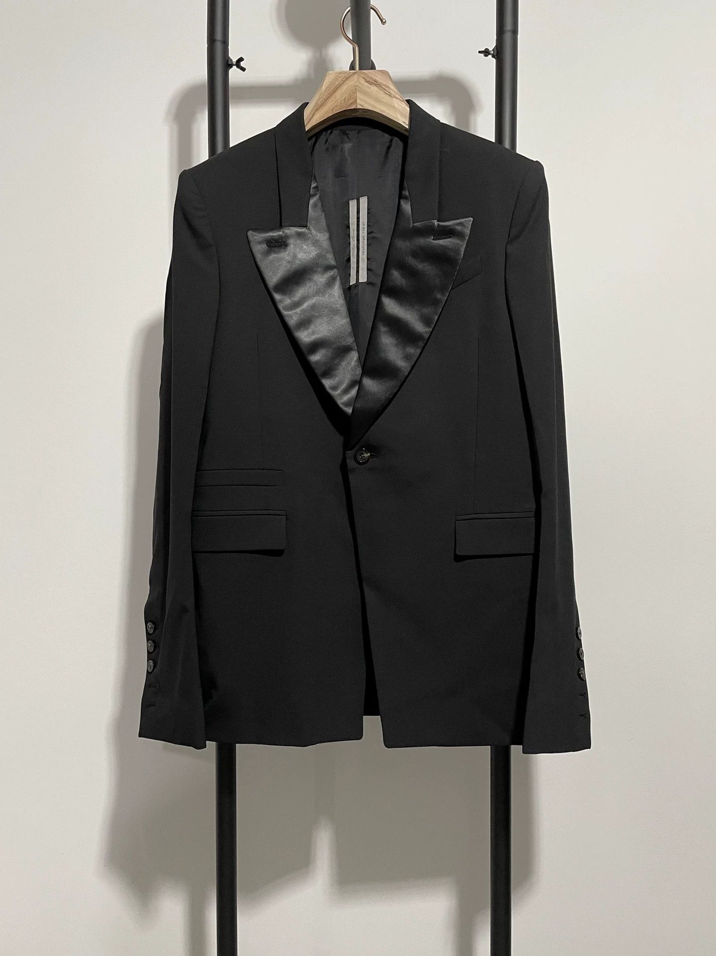 Rick Owens rick owens black suit jacket Size US L / EU 52-54 / 3 - 1 Thumbnail