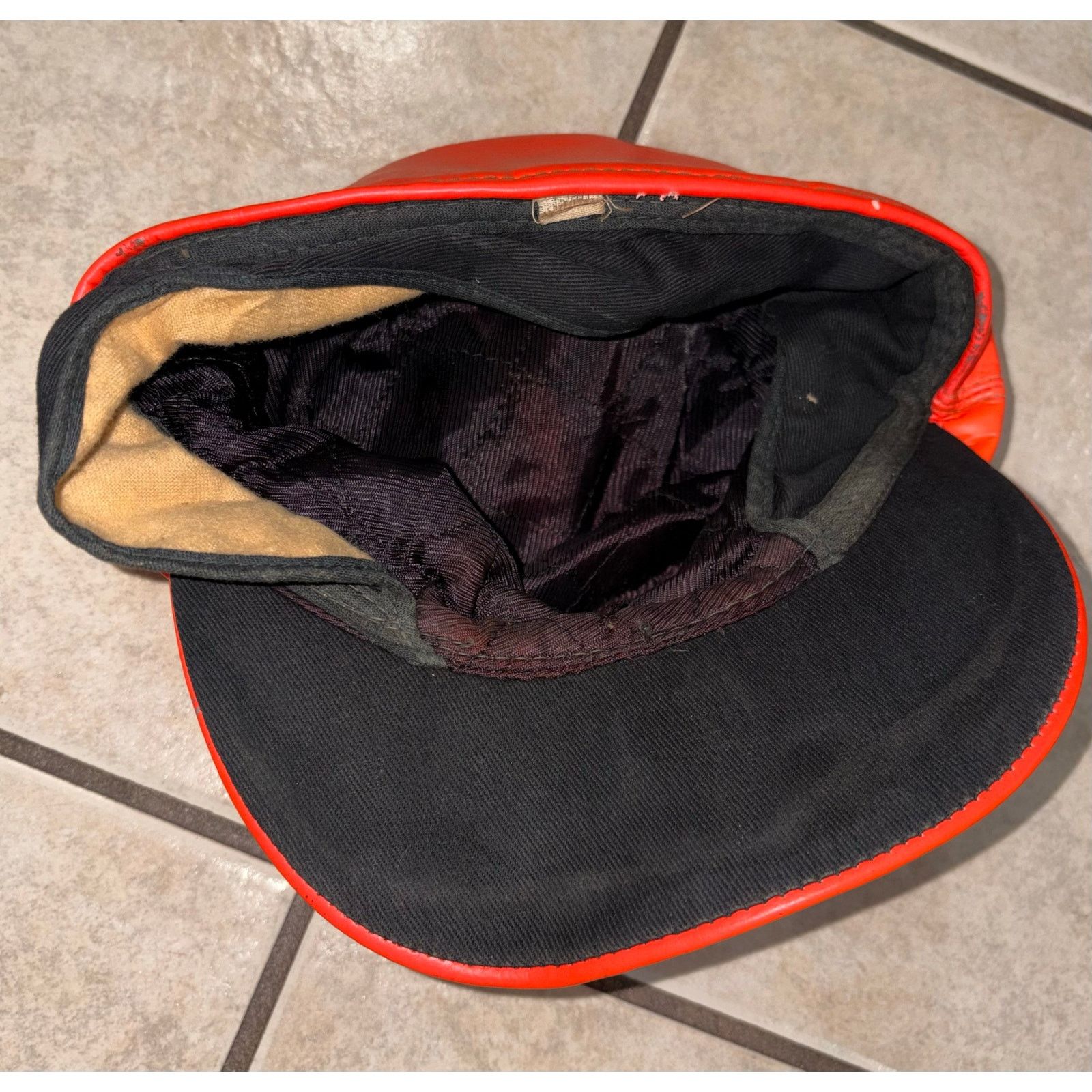 Other Vintage orange hunting hat ear flaps 6 1/8 Size 26 - 3 Thumbnail