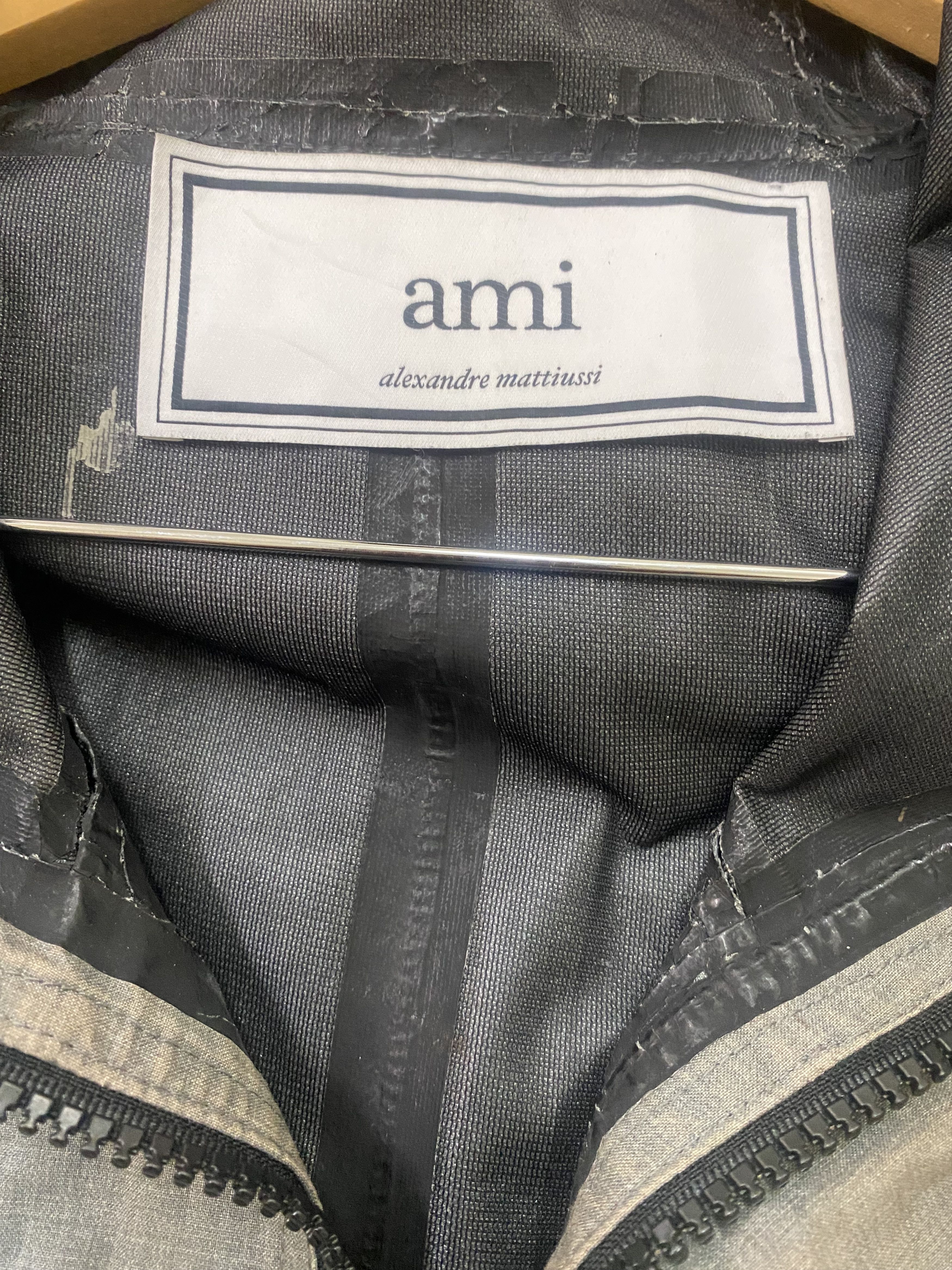 AMI Distressed Sun Faded Ami Field Jacket Water Repellent Size US L / EU 52-54 / 3 - 4 Thumbnail