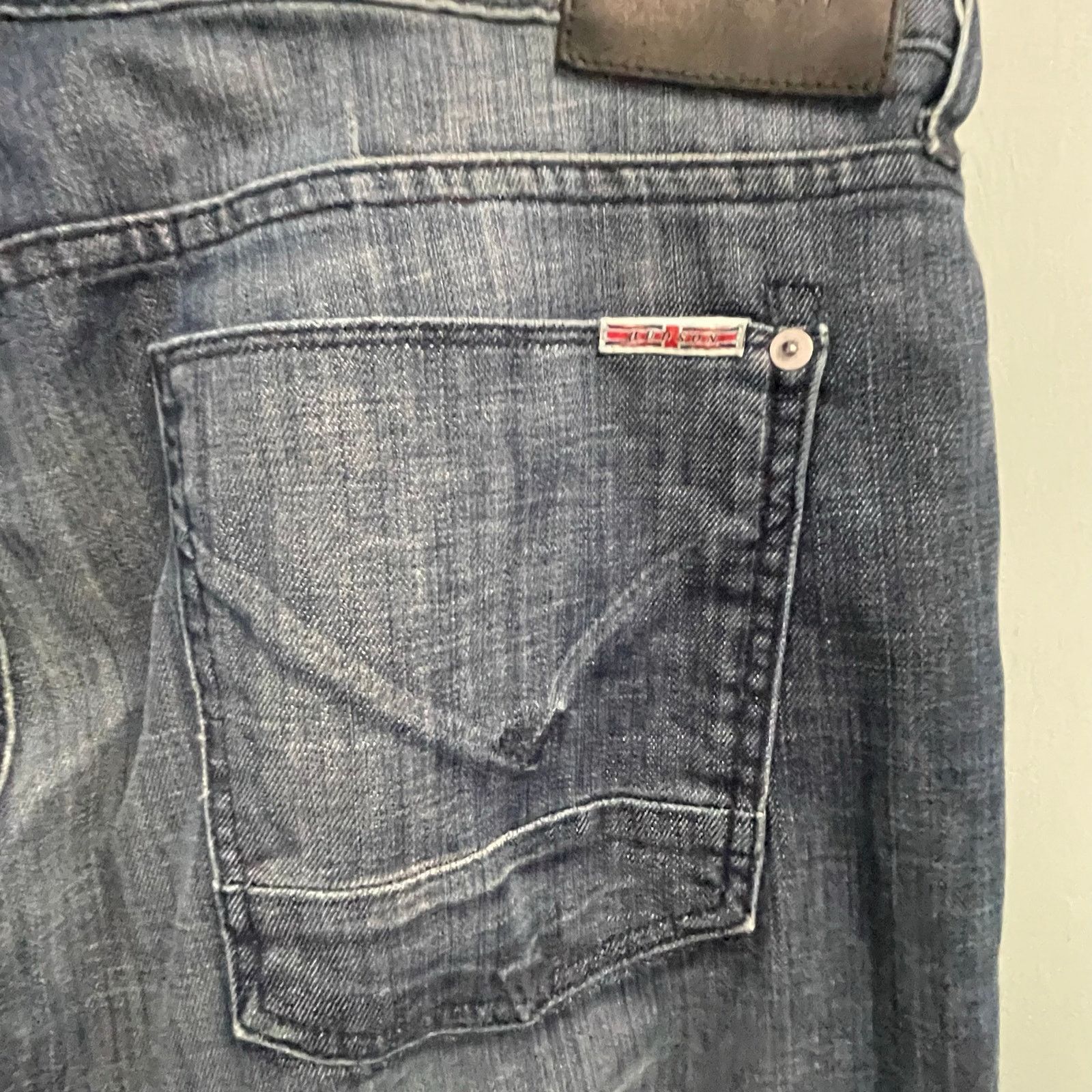 Hudson Hudson Byron Straight Size 38 Jeans Mens Button Fly 38x31 Size US 38 / EU 54 - 4 Thumbnail
