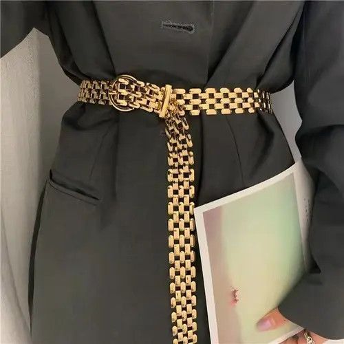 Designer Vintage Vintage Belt Riveted Belts Menswear Accessories Size ONE SIZE - 2 Thumbnail