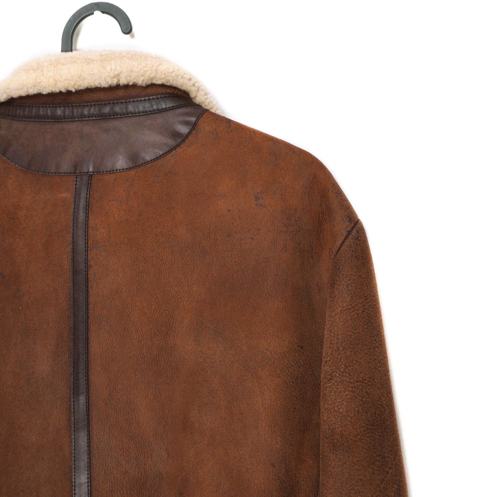 Jil Sander Archive Jil Sander Raf Simons Leather Shearling Coat Jacket Size US M / EU 48-50 / 2 - 5 Thumbnail