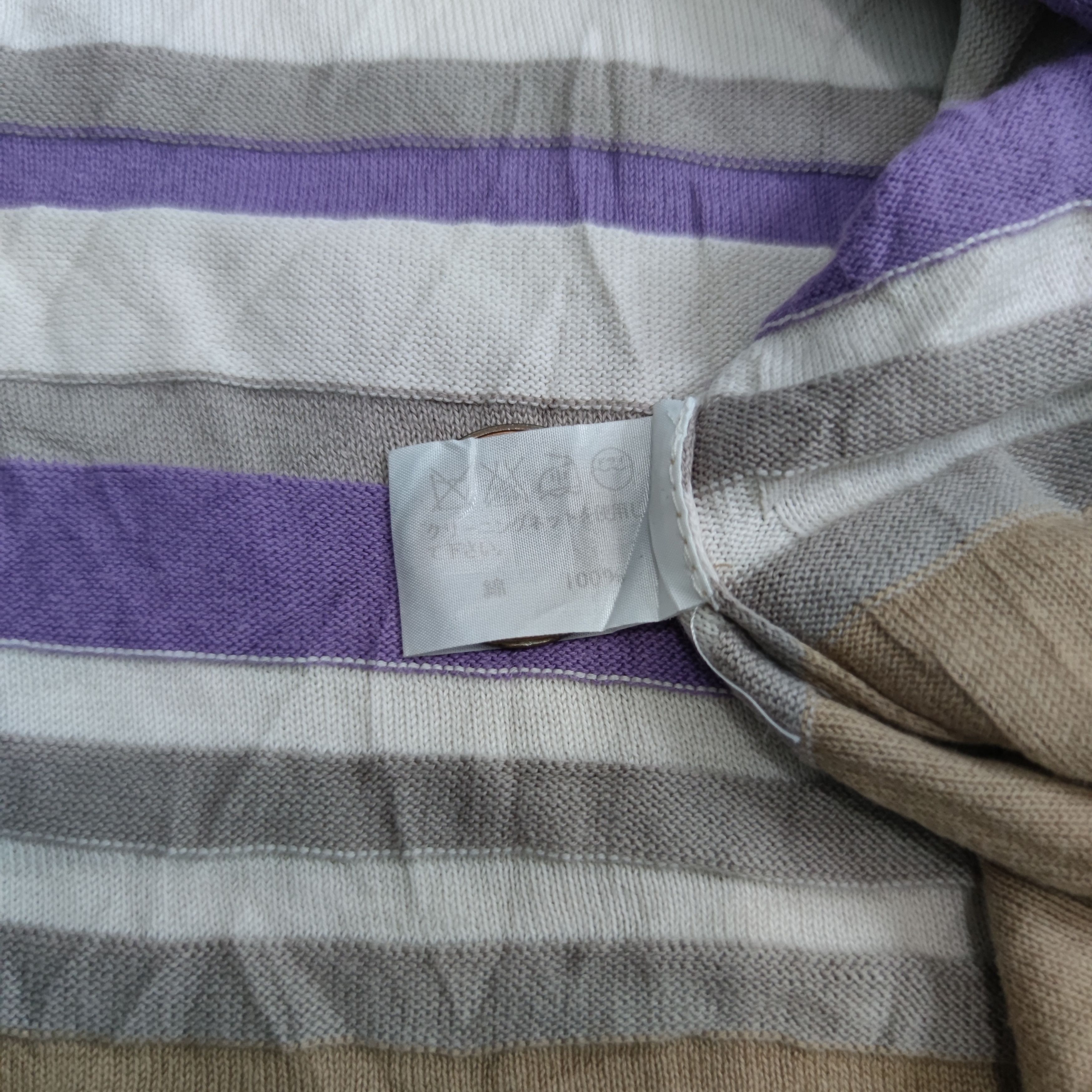 Issey Miyake Issey Miyake Stripe Color Long Sleeve Size US L / EU 52-54 / 3 - 8 Thumbnail