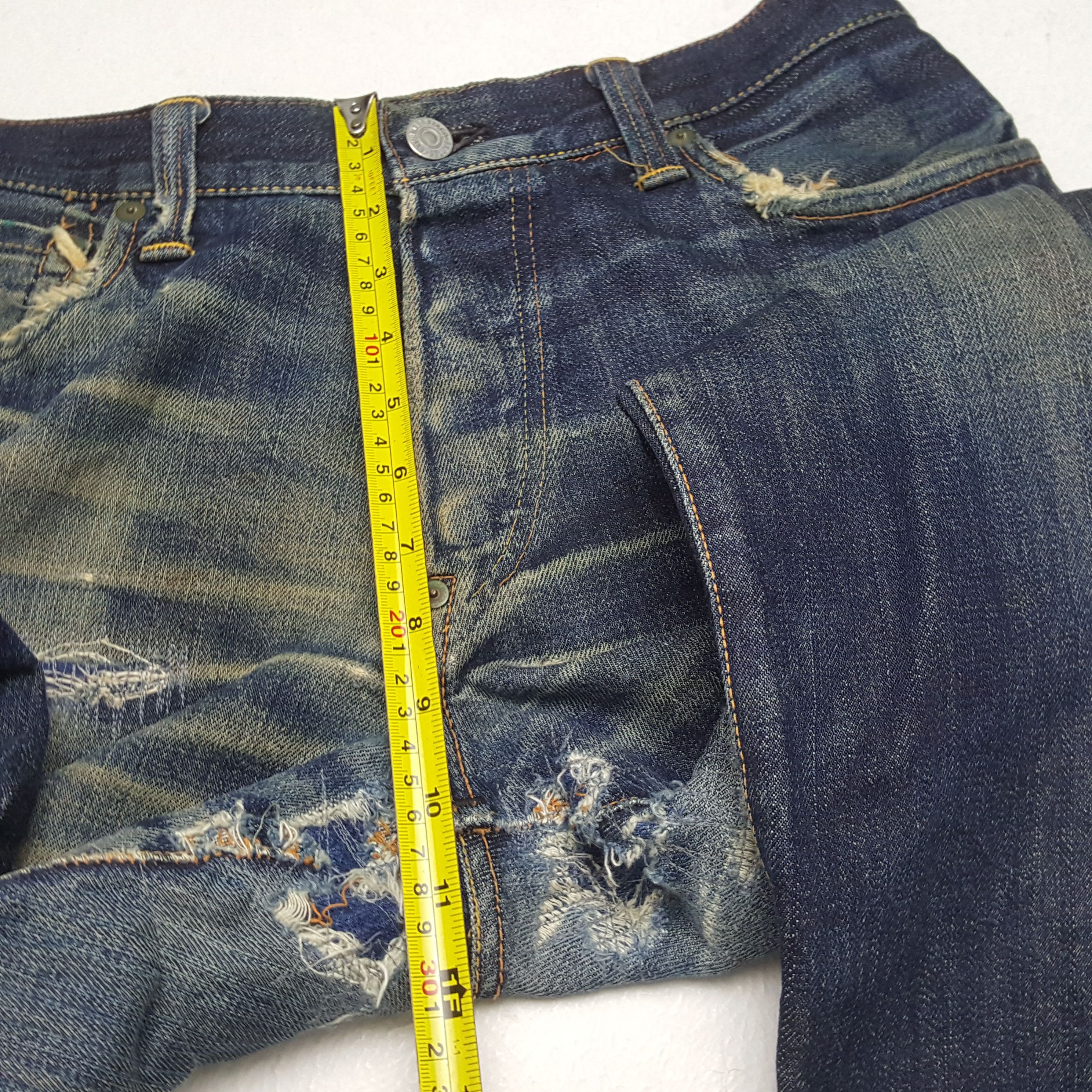 Vintage EVISU Japanese Brand Streetwear Custom Daicock Jeans Size US 29 - 8 Thumbnail