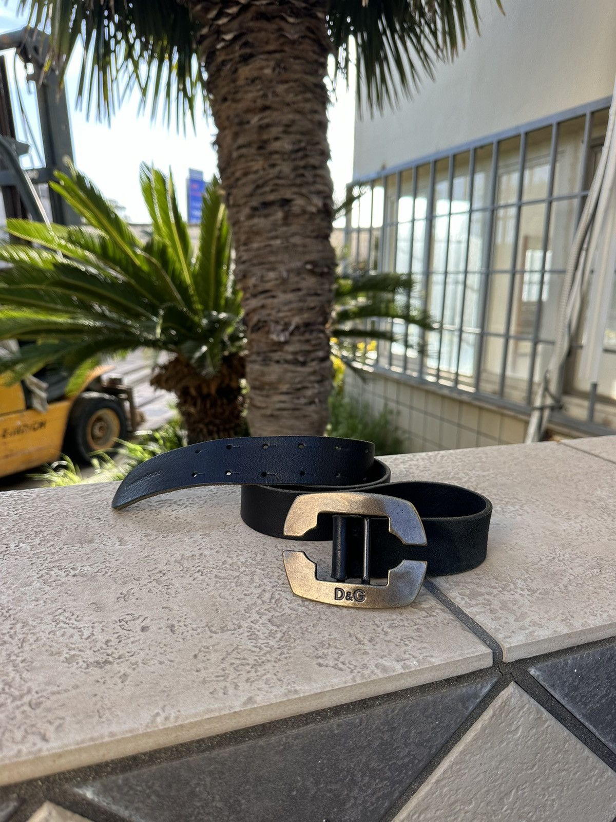 Dolce & Gabbana Dolce&Gabbana Leather Belt Black Size ONE SIZE - 1 Thumbnail