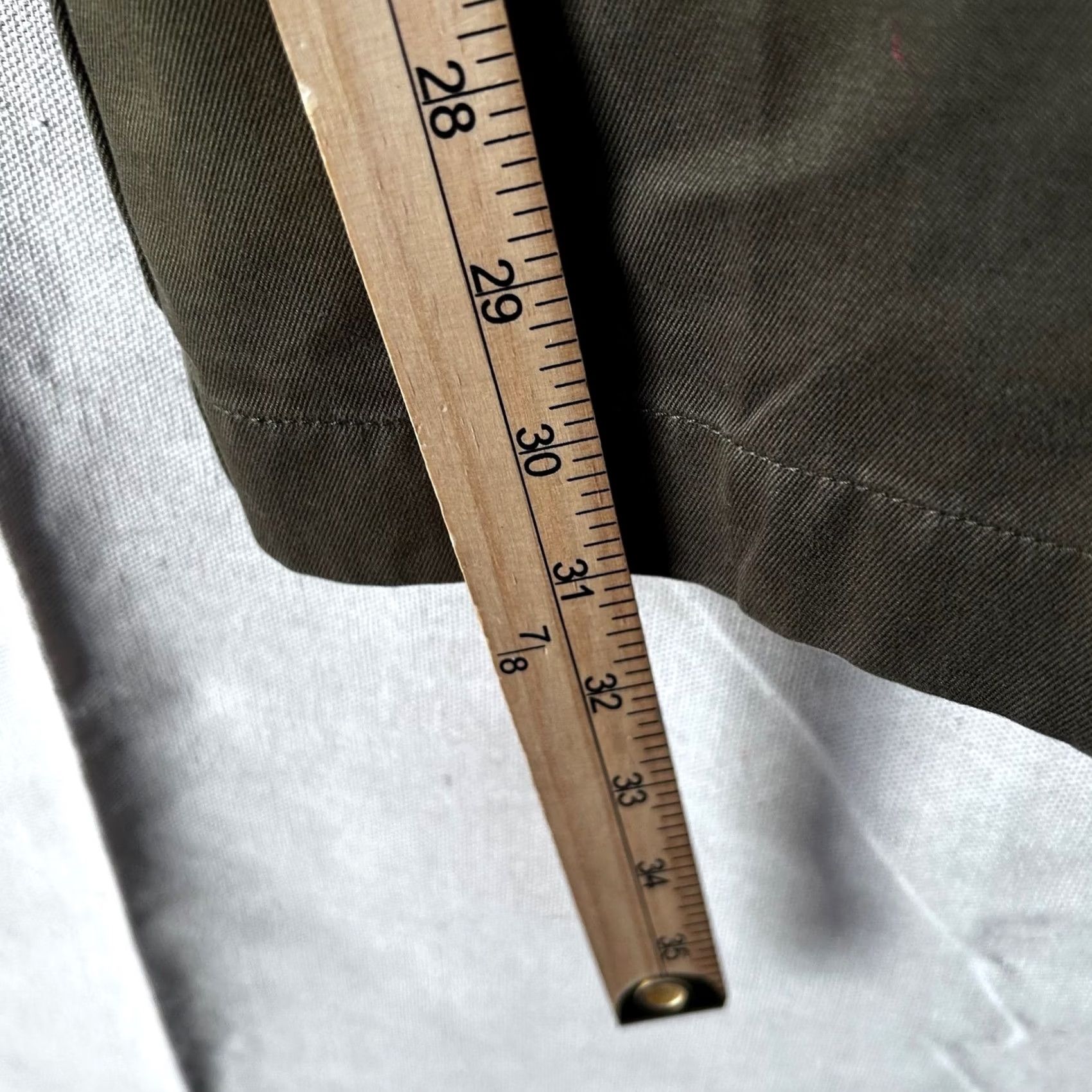 J.Crew J.Crew Essential Chino Pants Mens 35x32 Olive Green 100% Cotton RN77388 Size US 35 - 7 Thumbnail