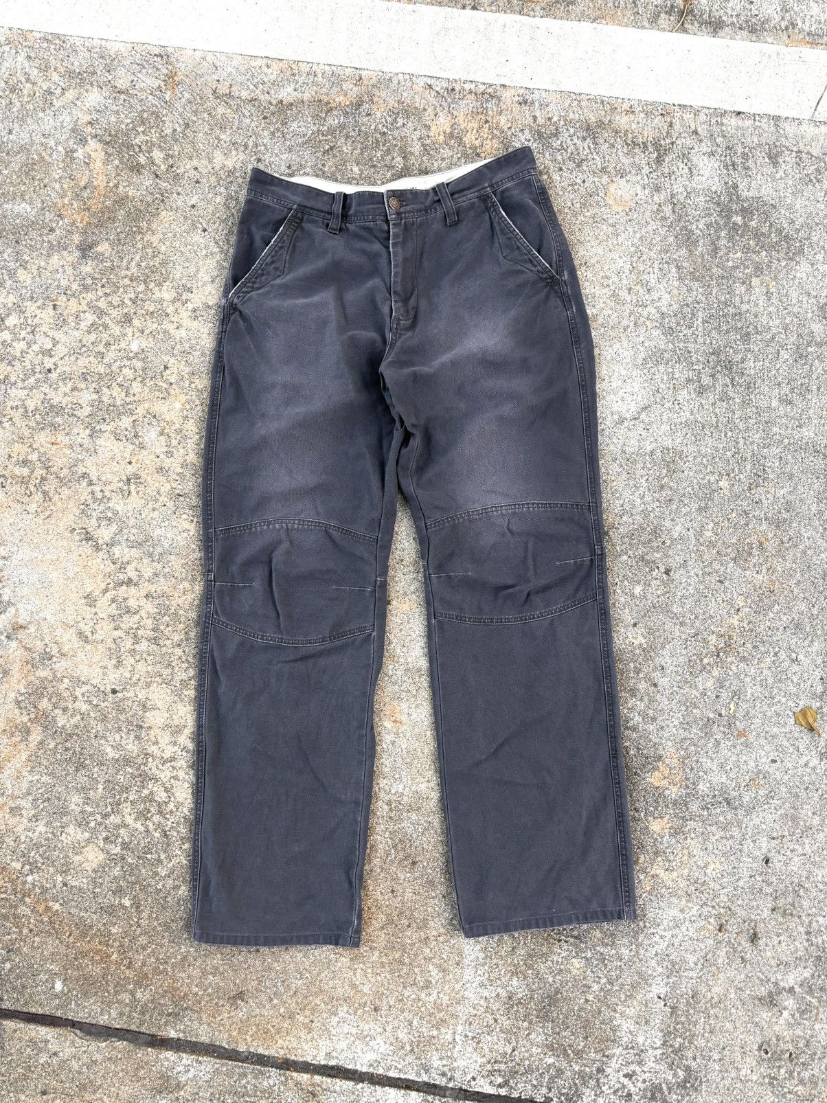 If Six Was Nine × Japanese Brand × Vintage Faded THINK PINK Double Knee Pants Size US 30 / EU 46 - 1 Thumbnail