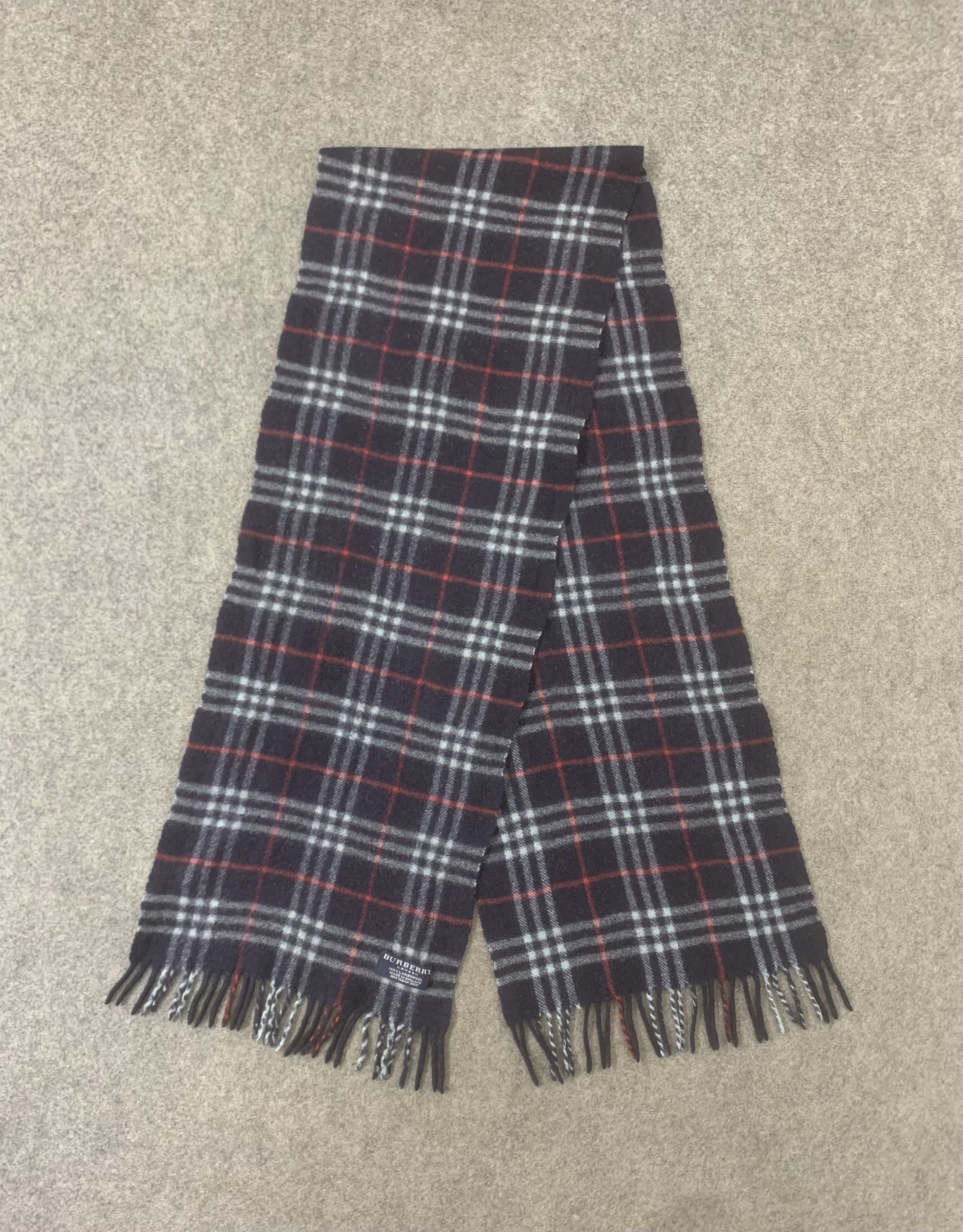Burberry Burberry Scarf Wool Muffler Neck Wrap BL9270 Size ONE SIZE - 4 Thumbnail