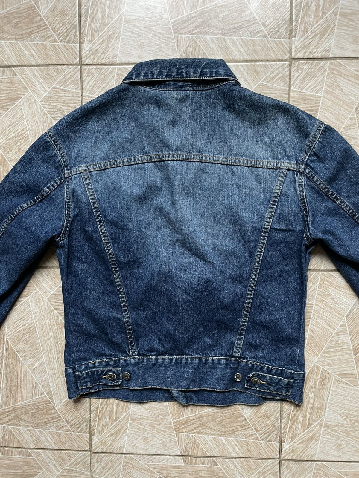 Diesel × Vintage Vintage Archive Diesel Women’s Denim Jacket Logo XL Blue Size XL / US 12-14 / IT 48-50 - 8 Thumbnail