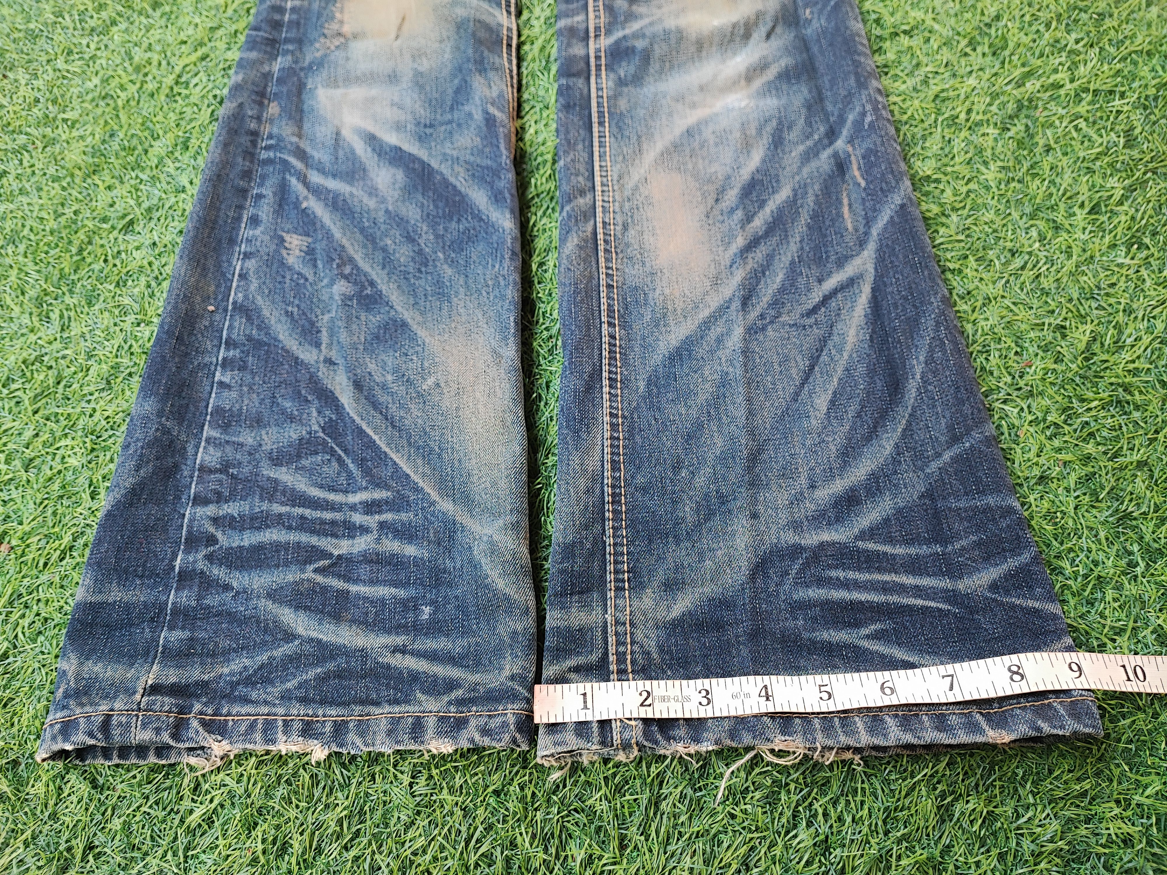 Japanese Brand Rare Yoshitomo Nara Lolita by Concert Club Distressed Jeans Size US 32 / EU 48 - 10 Thumbnail