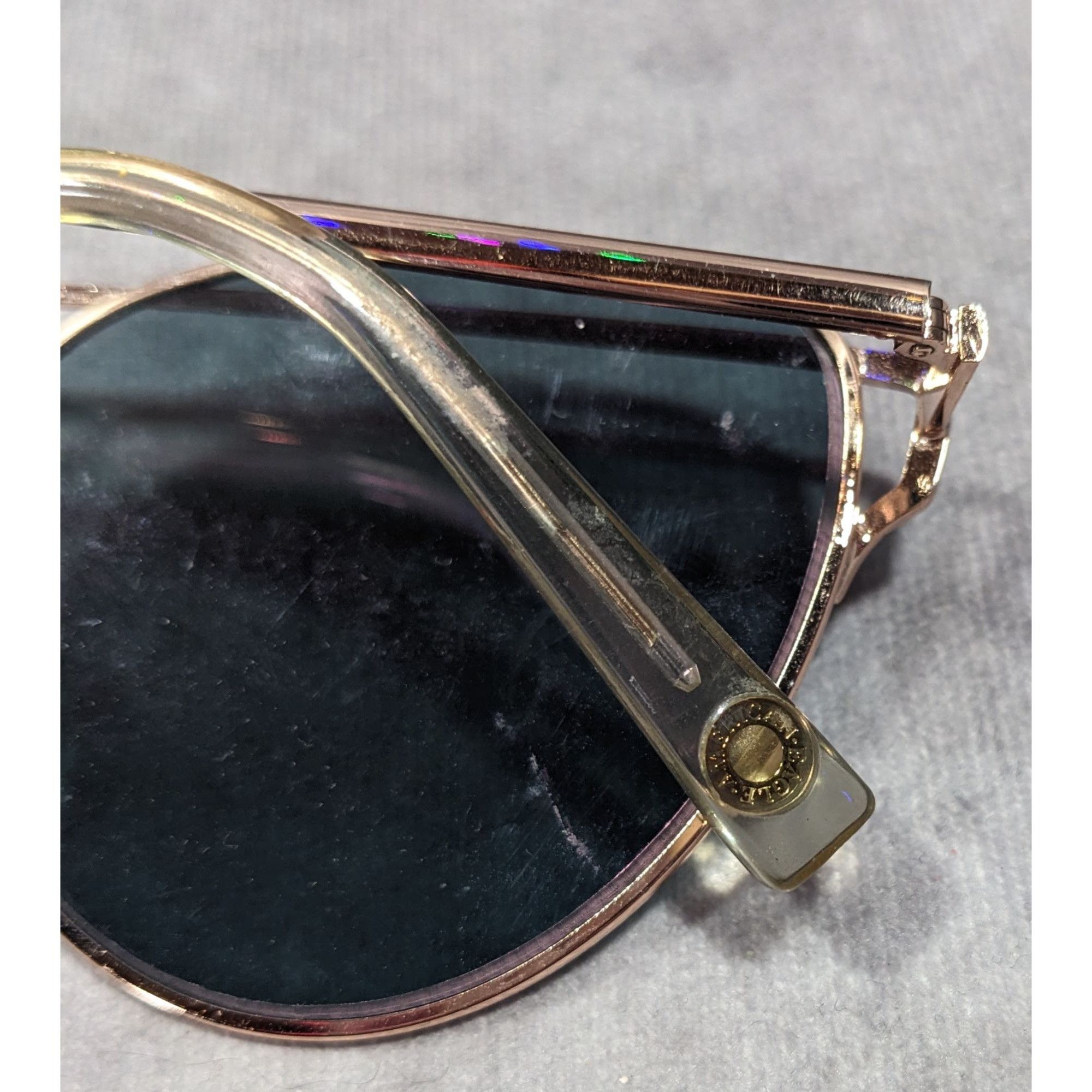 American Eagle Outfitters American Eagle Preppy Gold Tone Mirror Lens Aviator SUnglass Size ONE SIZE - 7 Thumbnail