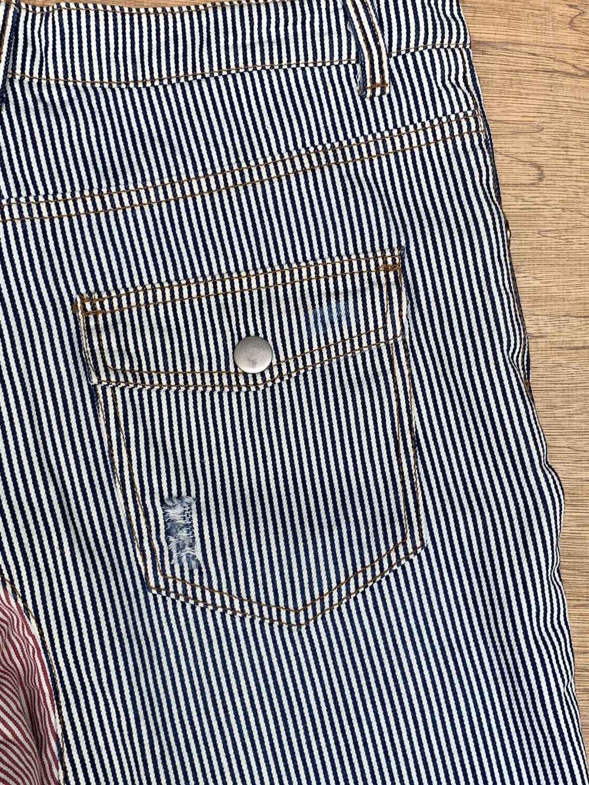 Japanese Brand Rare Lust Since 2005 Essentially Of Surf Hickory Bush Pants Size US 29 - 20 Thumbnail