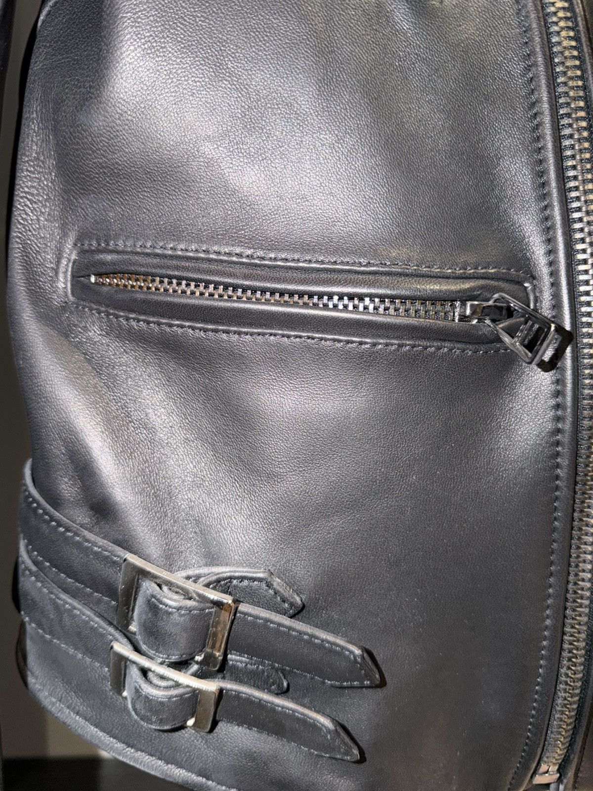 Other Black Lambskin Leather Rider Moto Jacket Size US M / EU 48-50 / 2 - 2 Thumbnail