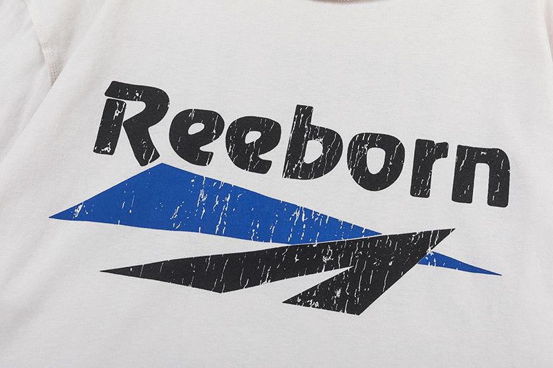 Japanese Brand REEBORN Crack Print Vintage Shirt Size US XL / EU 56 / 4 - 8 Thumbnail
