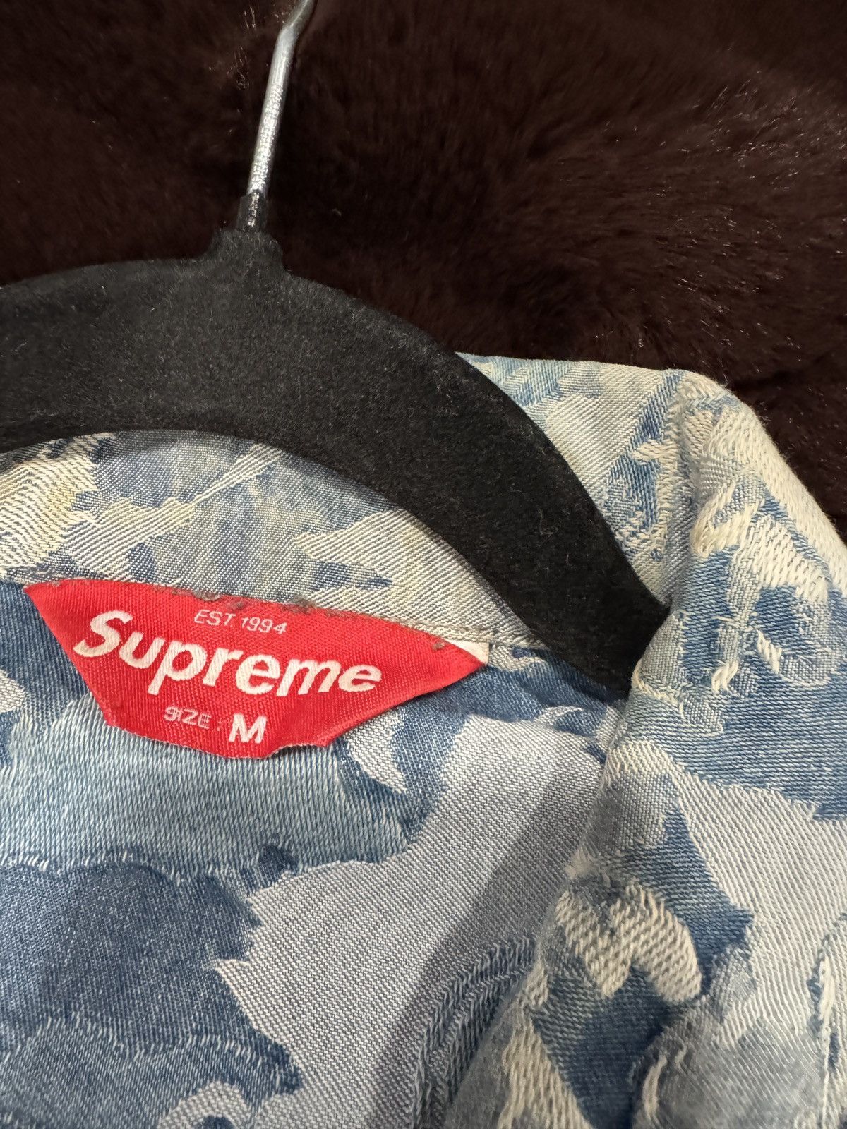 Supreme Supreme FW16 Cherub Denim Trucker Jacket Angels Size US M / EU 48-50 / 2 - 8 Thumbnail