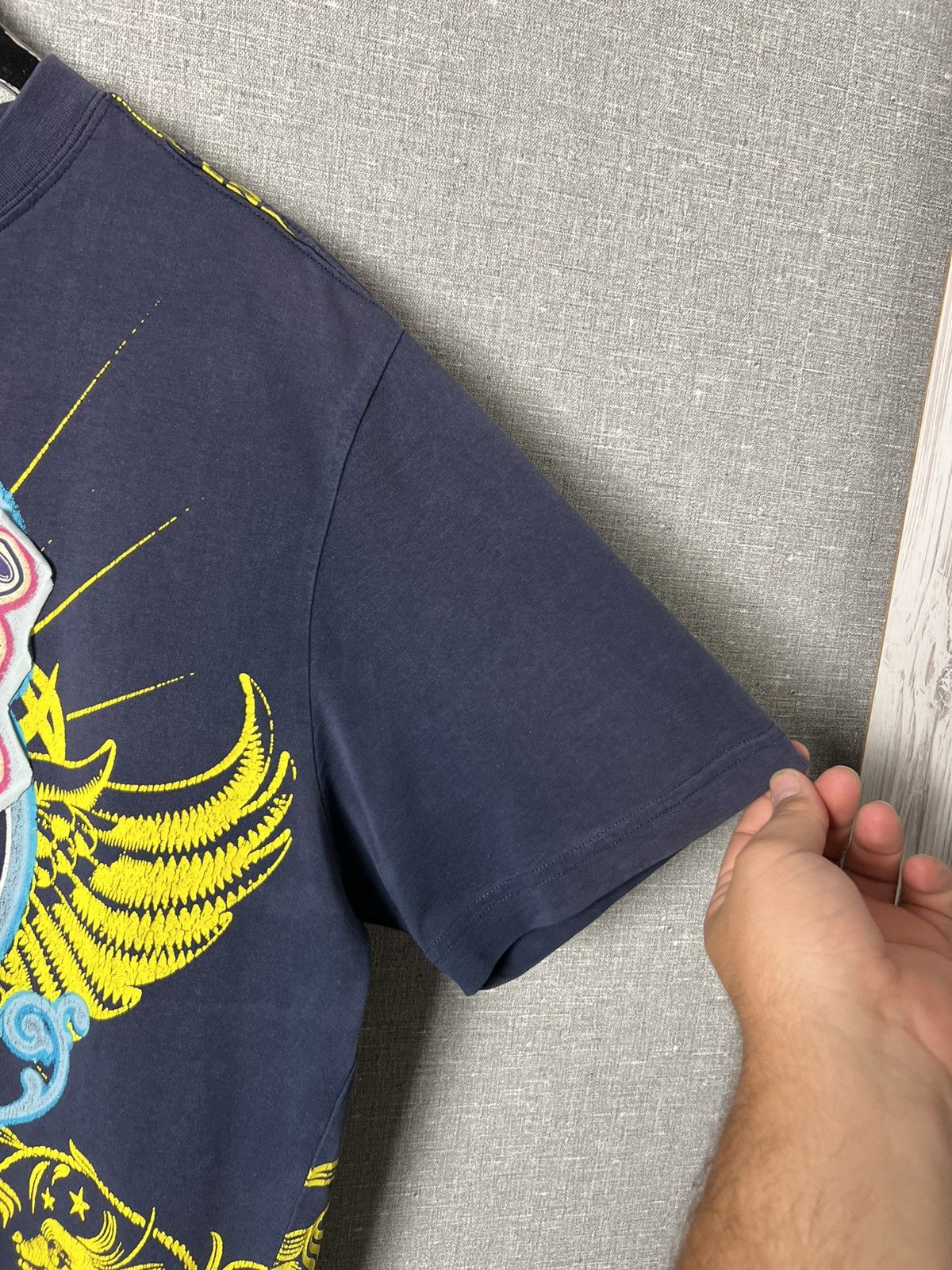 Raw State RAWBLUE Affliction Style All Over Printed Tee Men’s T-Shirt Size US XL / EU 56 / 4 - 10 Thumbnail