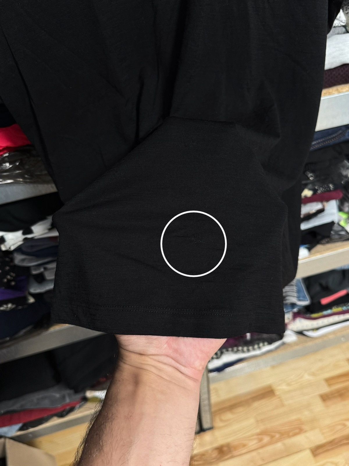Icebreaker Icebreaker Merino Wool T-Shirt Black Big Logo Size M Hiking Size US M / EU 48-50 / 2 - 6 Thumbnail