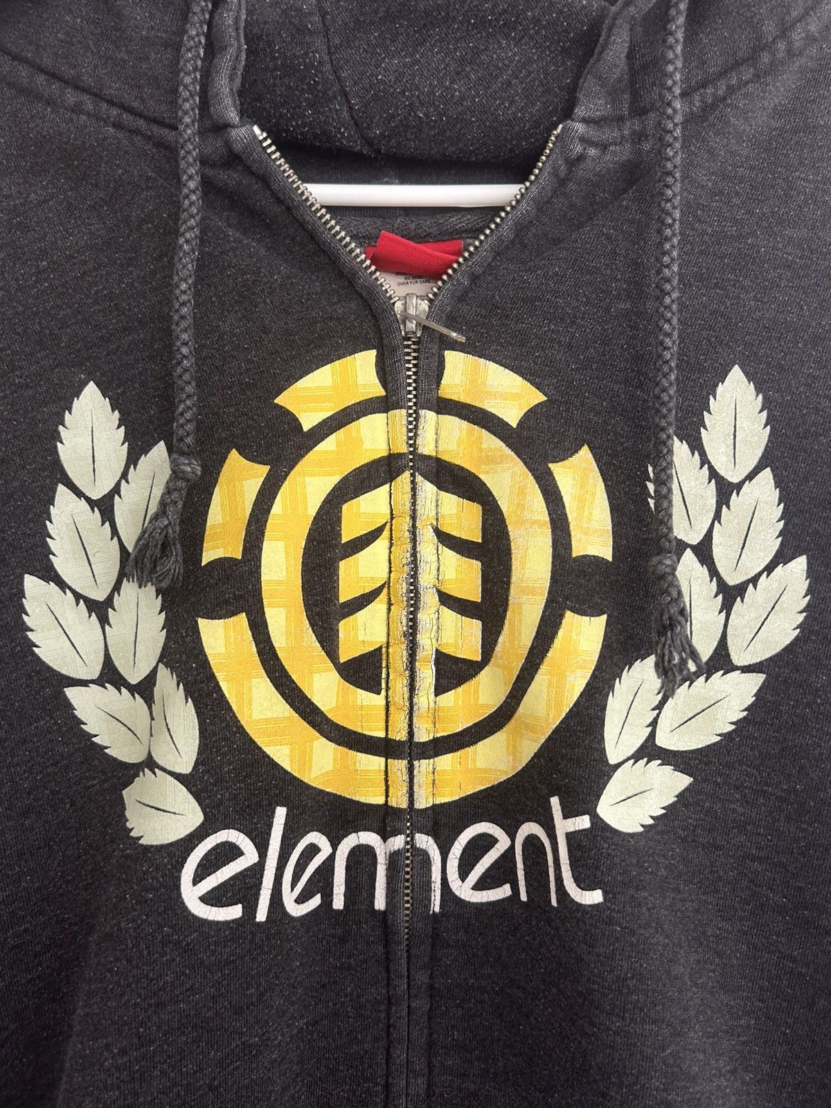 Element Vintage Element Logo Zip Up Hoodie Size US XL / EU 56 / 4 - 3 Thumbnail