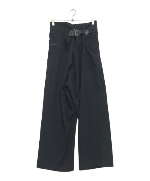 Yohji Yamamoto REGULATION Yohji Yamamoto Wide pants with leather belt Size US 41 - 2 Thumbnail