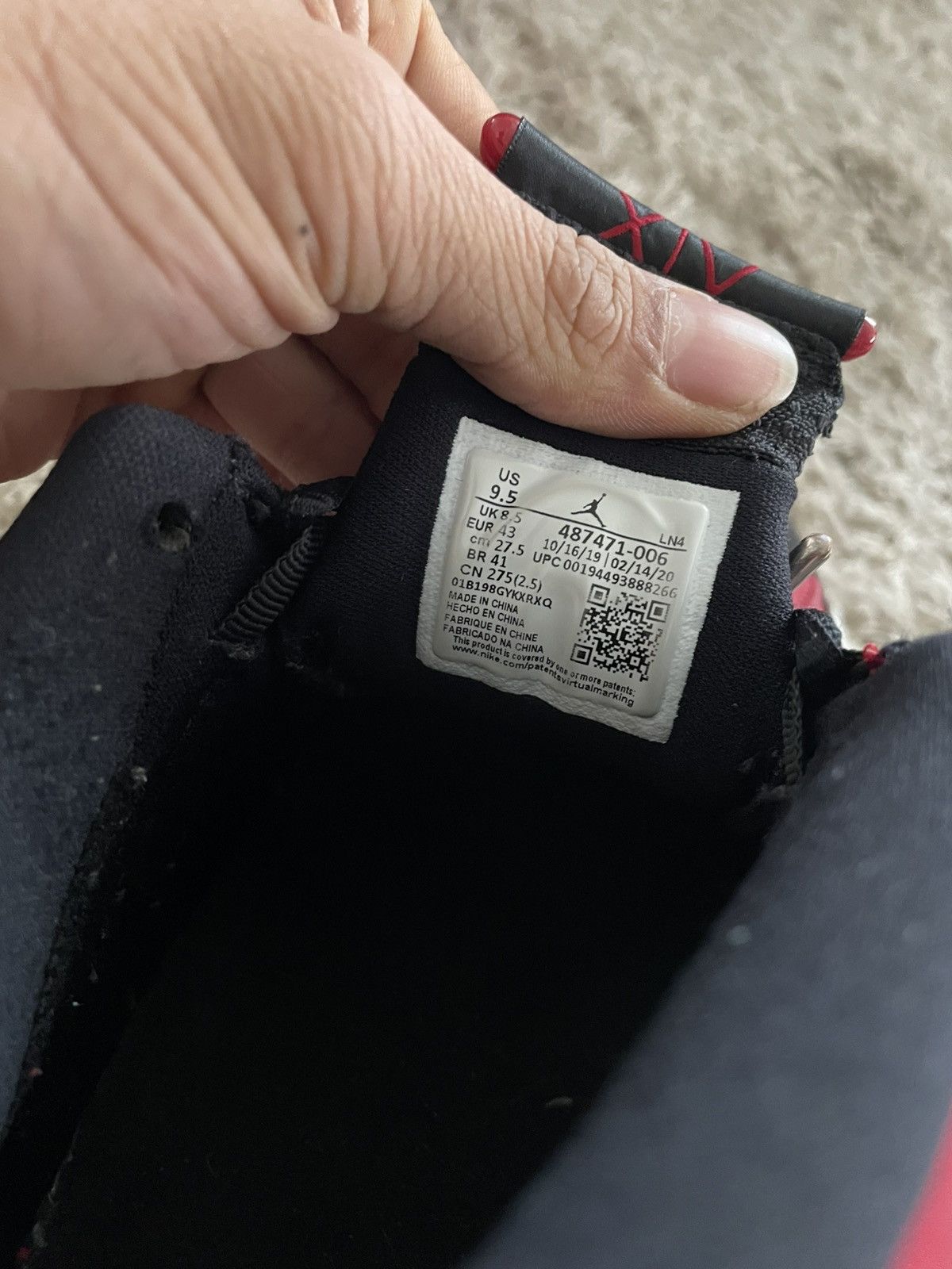 Jordan Brand Jordan 14 Gym Red Size US 9.5 / EU 42-43 - 8 Thumbnail