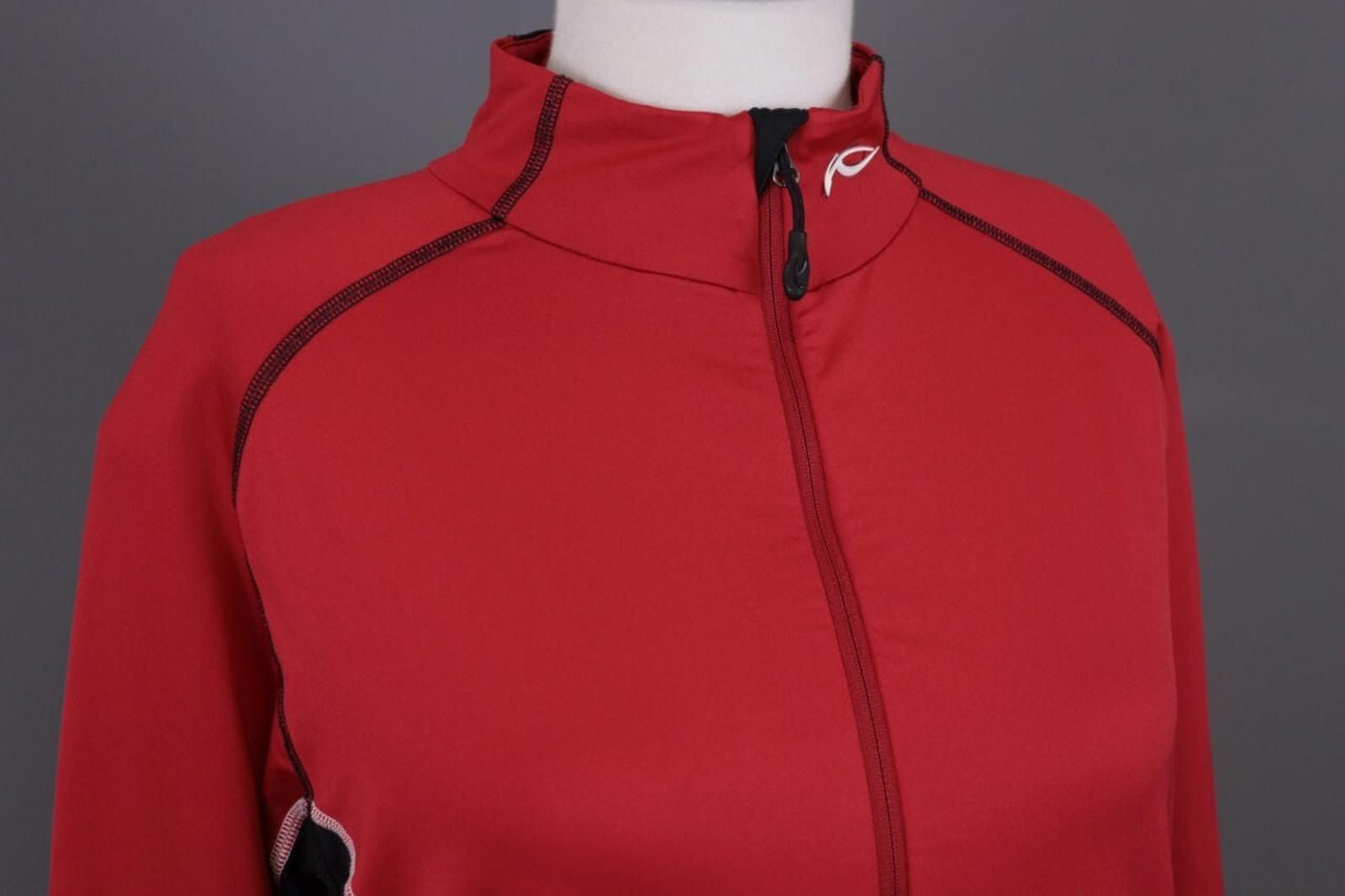 KJUS Mens Kjus Red High Neck 1/4 Zip Activewear Sweater Size 52 L Size US L / EU 52-54 / 3 - 6 Thumbnail