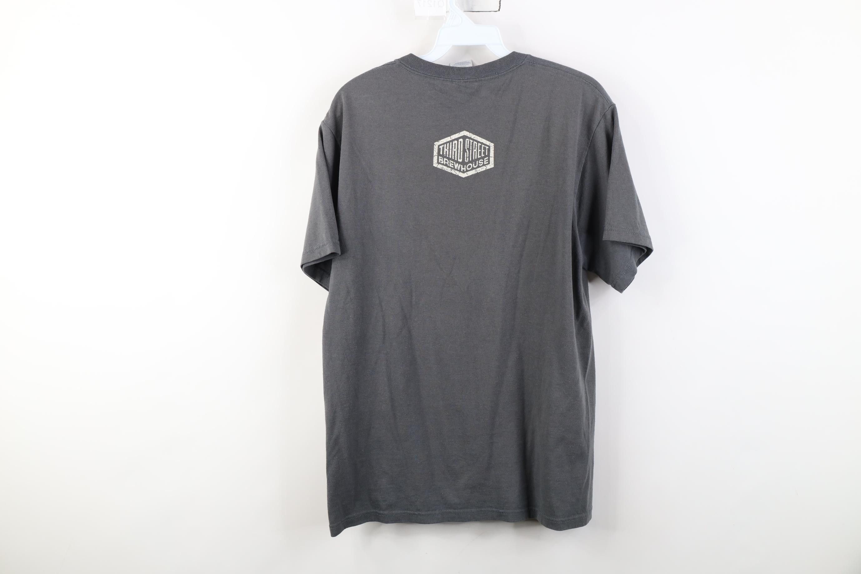 Vintage Y2K Third Street Brewhouse Bitter Neighbor Black T-Shirt Size US M / EU 48-50 / 2 - 11 Thumbnail