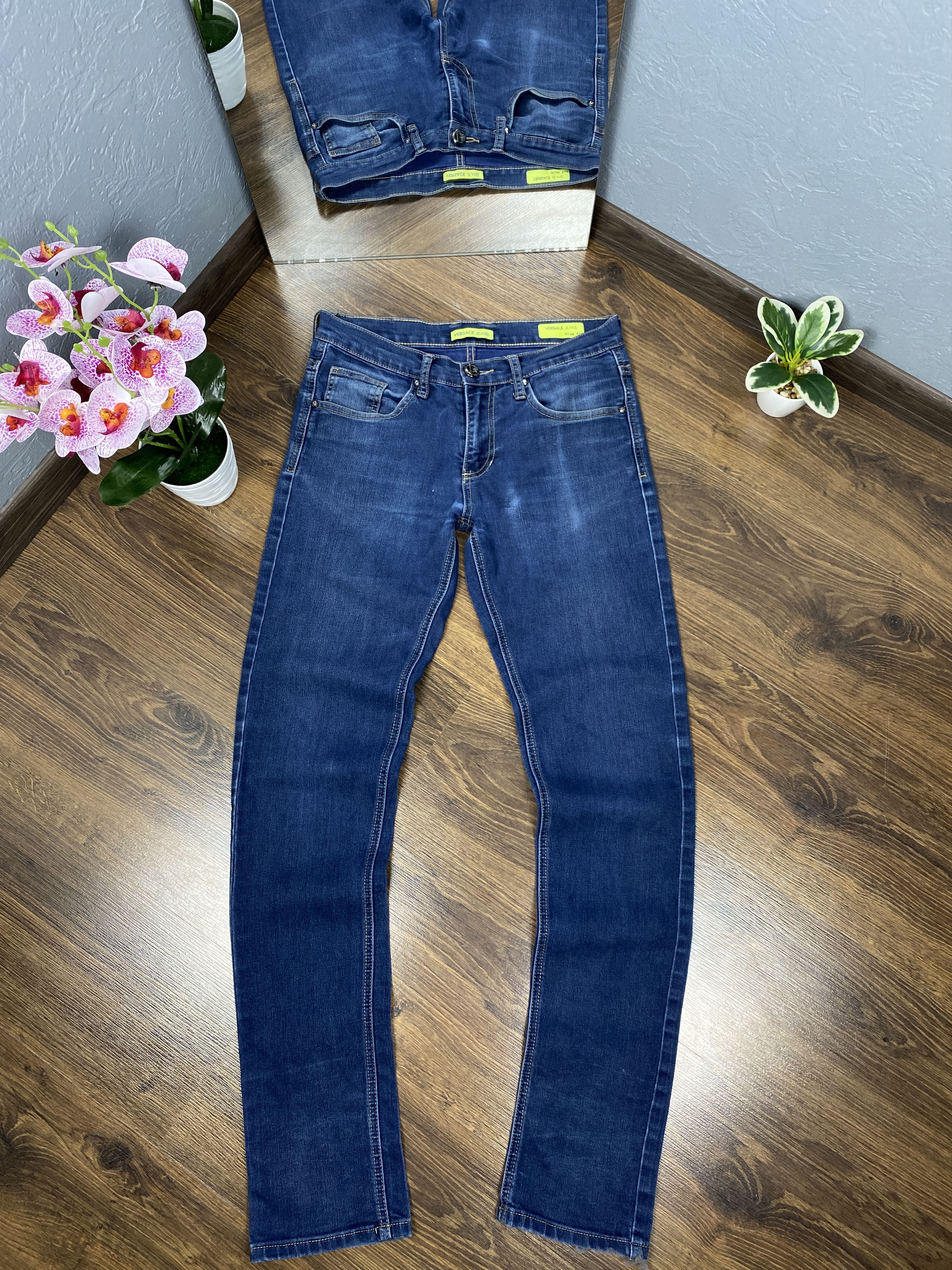 Versace × Versace Jeans Couture × Vintage Versace Jeans Couture denim pants slim fit jeans Size US 30 / EU 46 - 1 Thumbnail